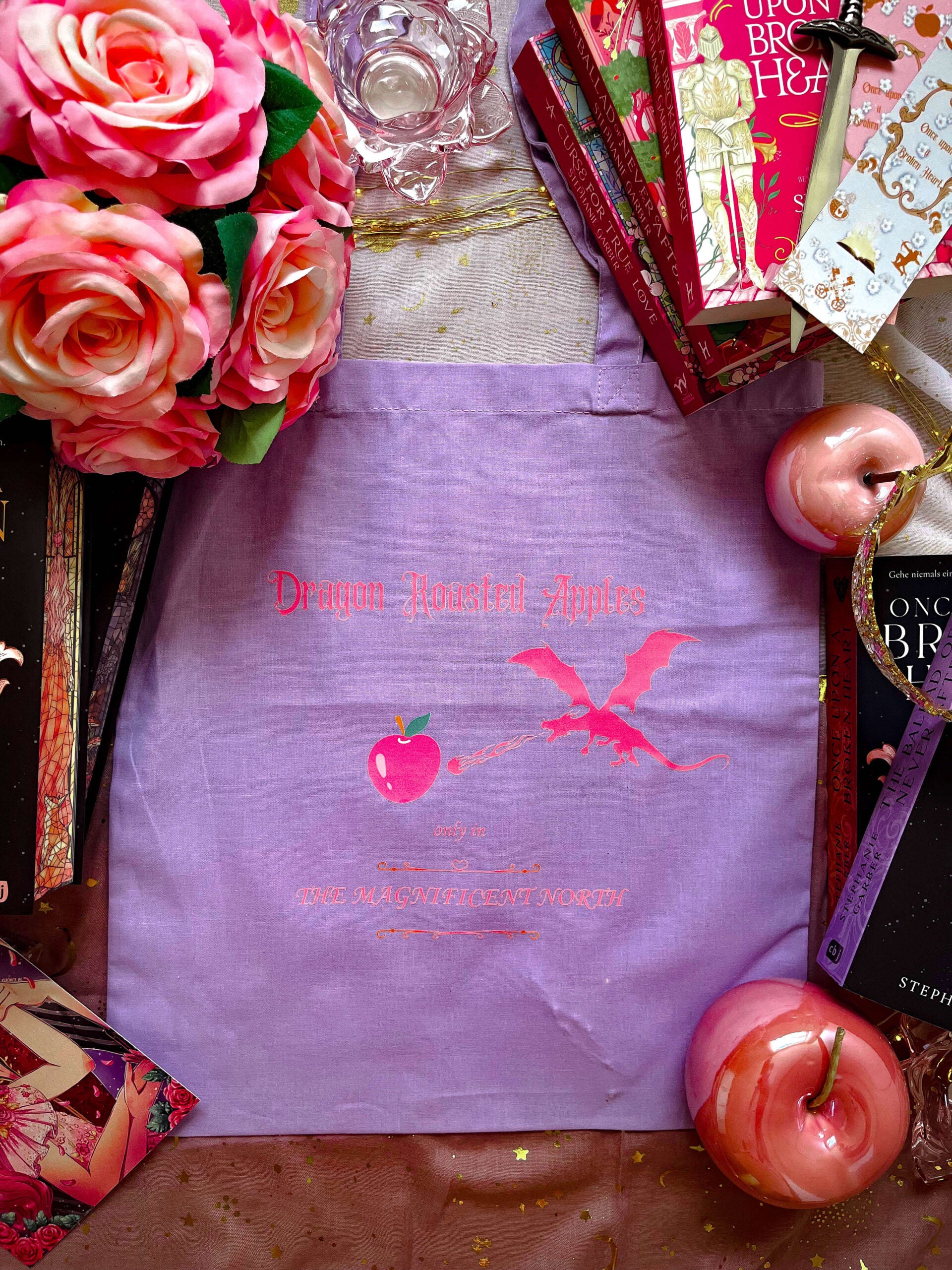Dragon roasted Apples Baumwolltasche