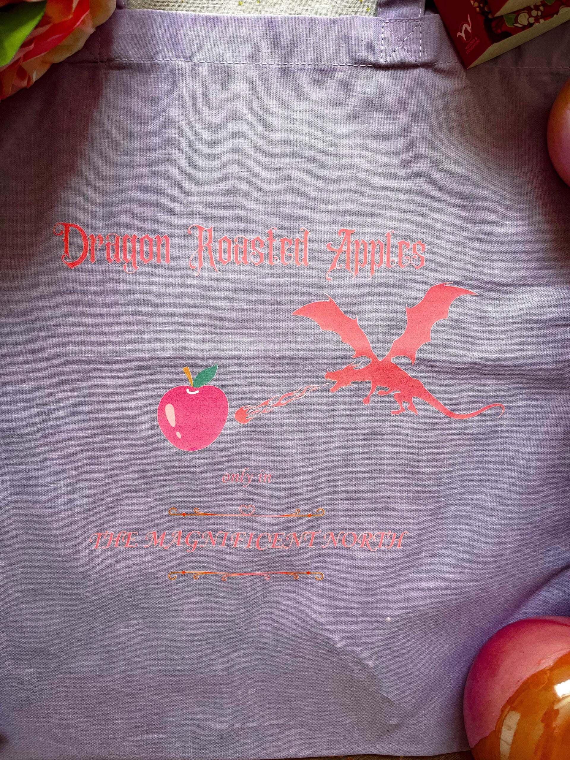 Dragon roasted Apples Baumwolltasche