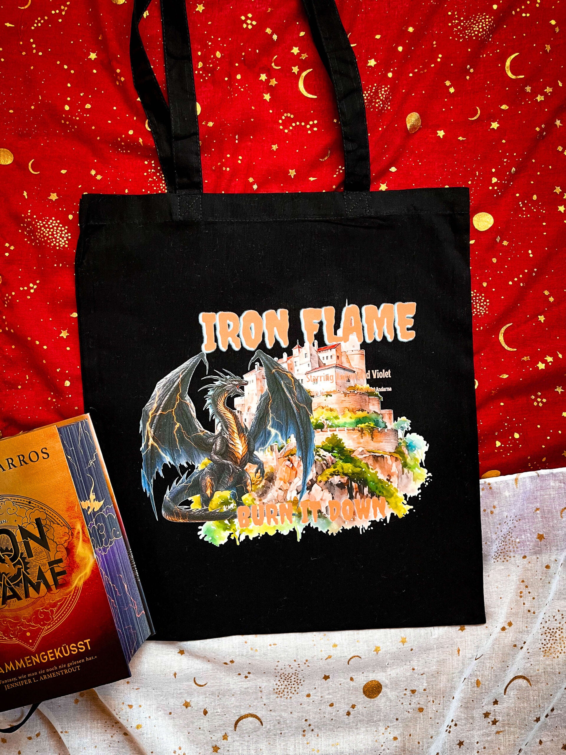 Iron Flame Baumwolltasche