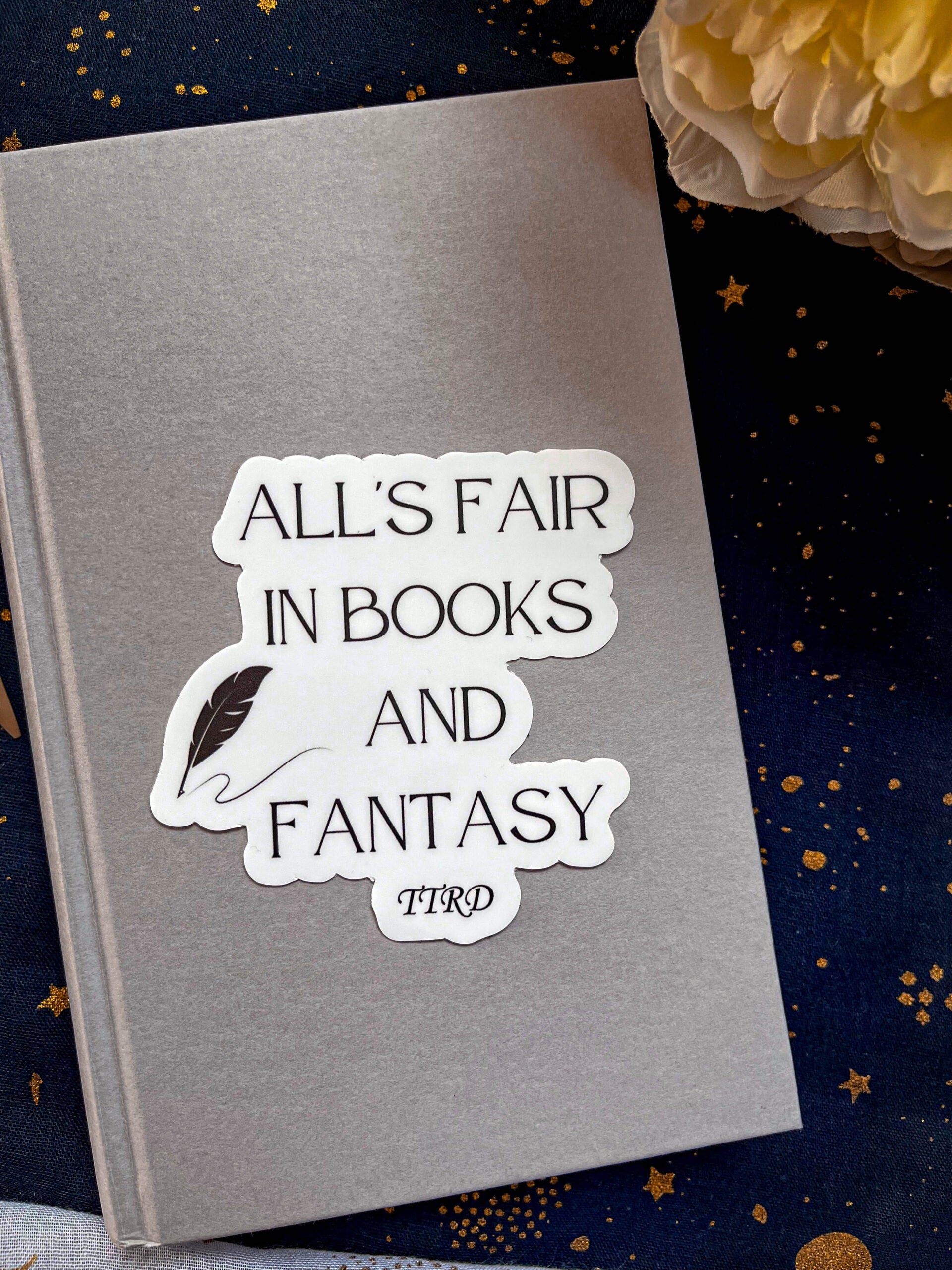 All´s fair in Books and Fantasy Sticker