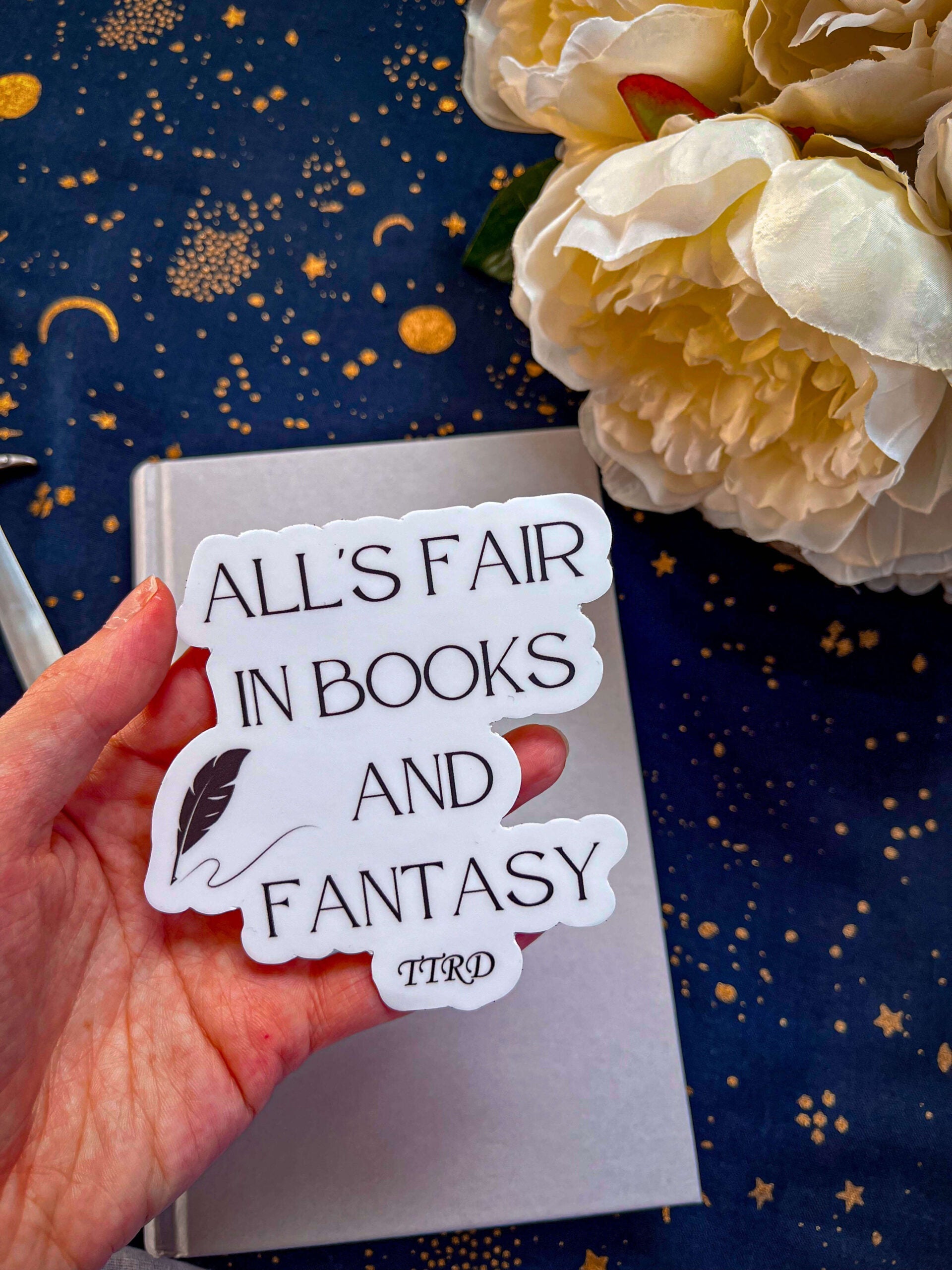 All´s fair in Books and Fantasy Sticker