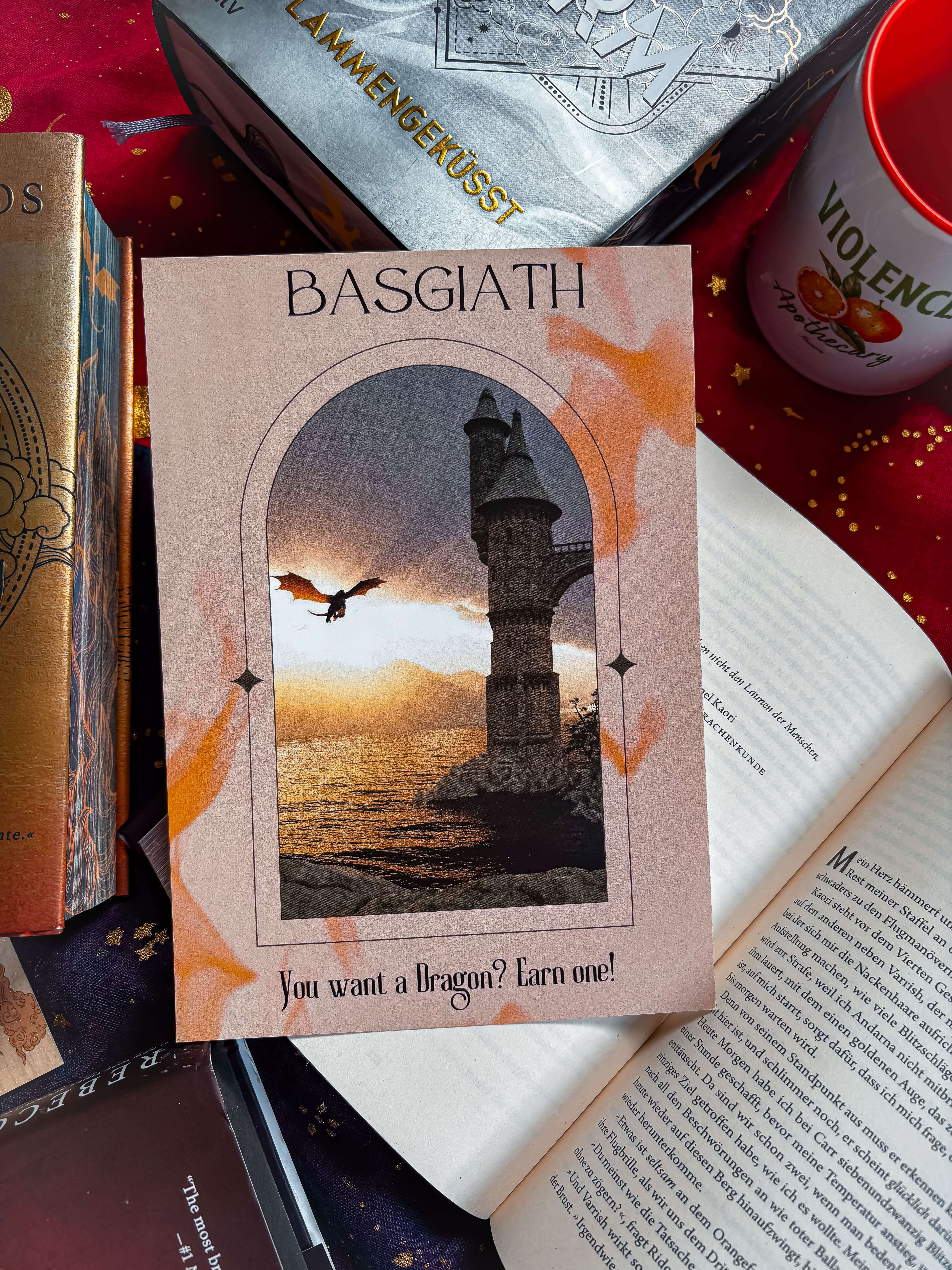 Basgiath Poster - Readers and Dreamers Shop