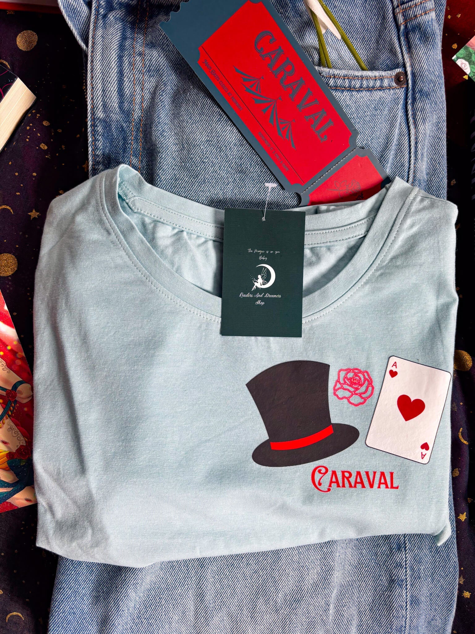 Caraval Cropshirt - Readers and Dreamers Shop