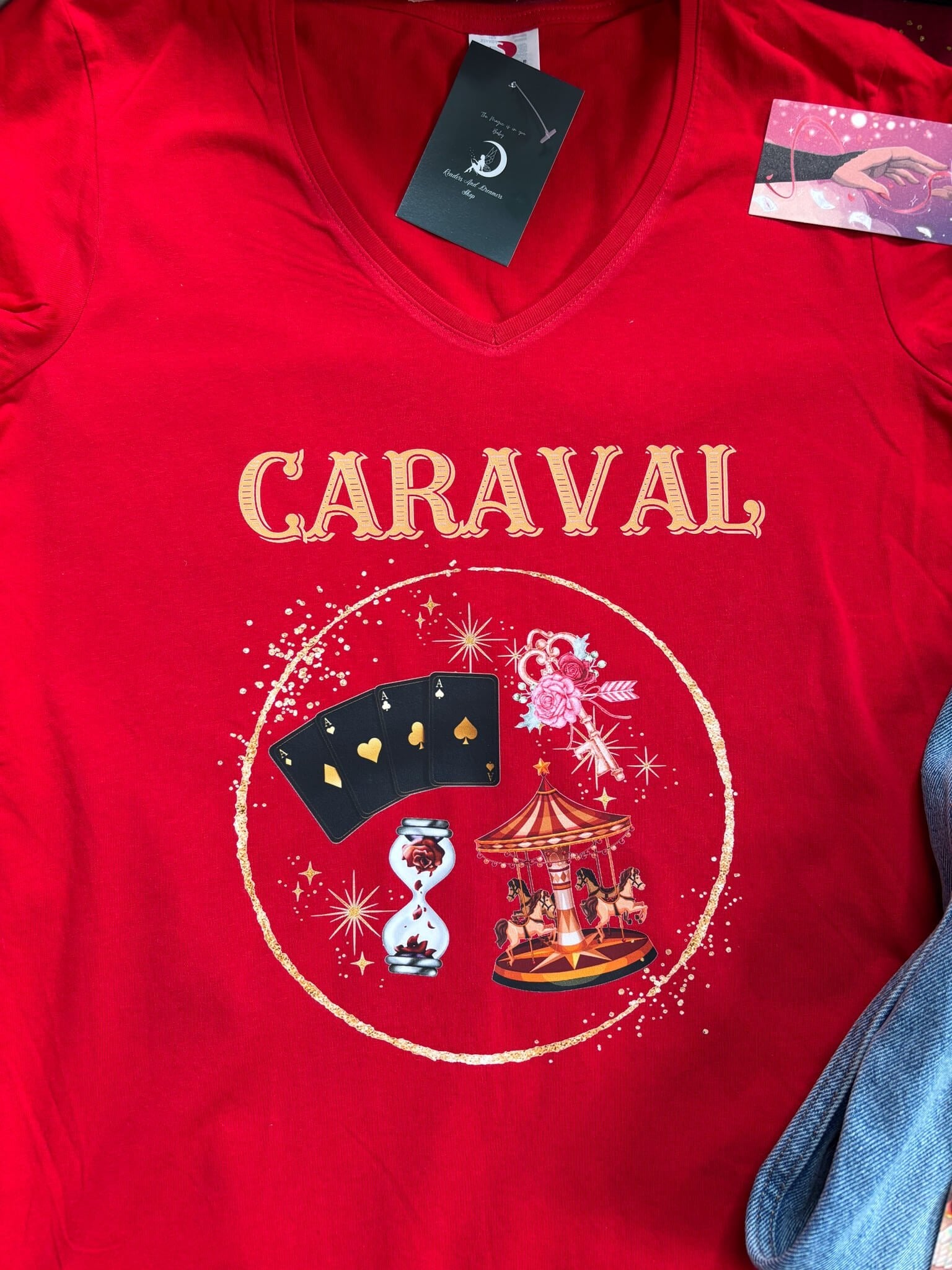 Caraval V - Neck Shirt - Readers and Dreamers Shop