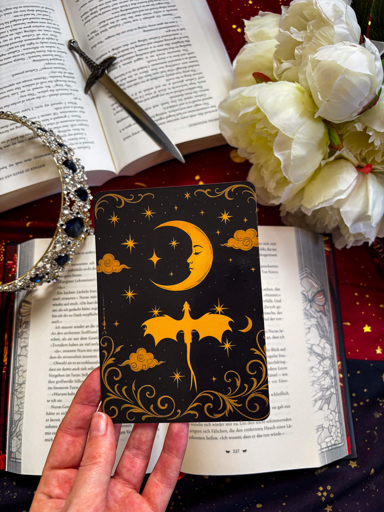Celestial Night - A6 Artprint / E - Reader Einleger - Readers and Dreamers Shop