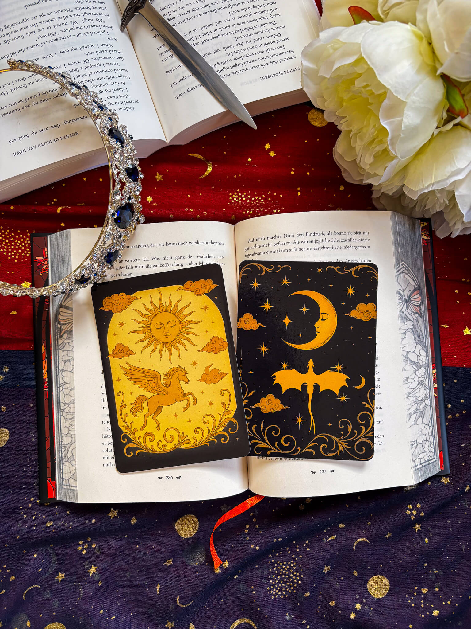 Celestial Night - A6 Artprint / E - Reader Einleger - Readers and Dreamers Shop