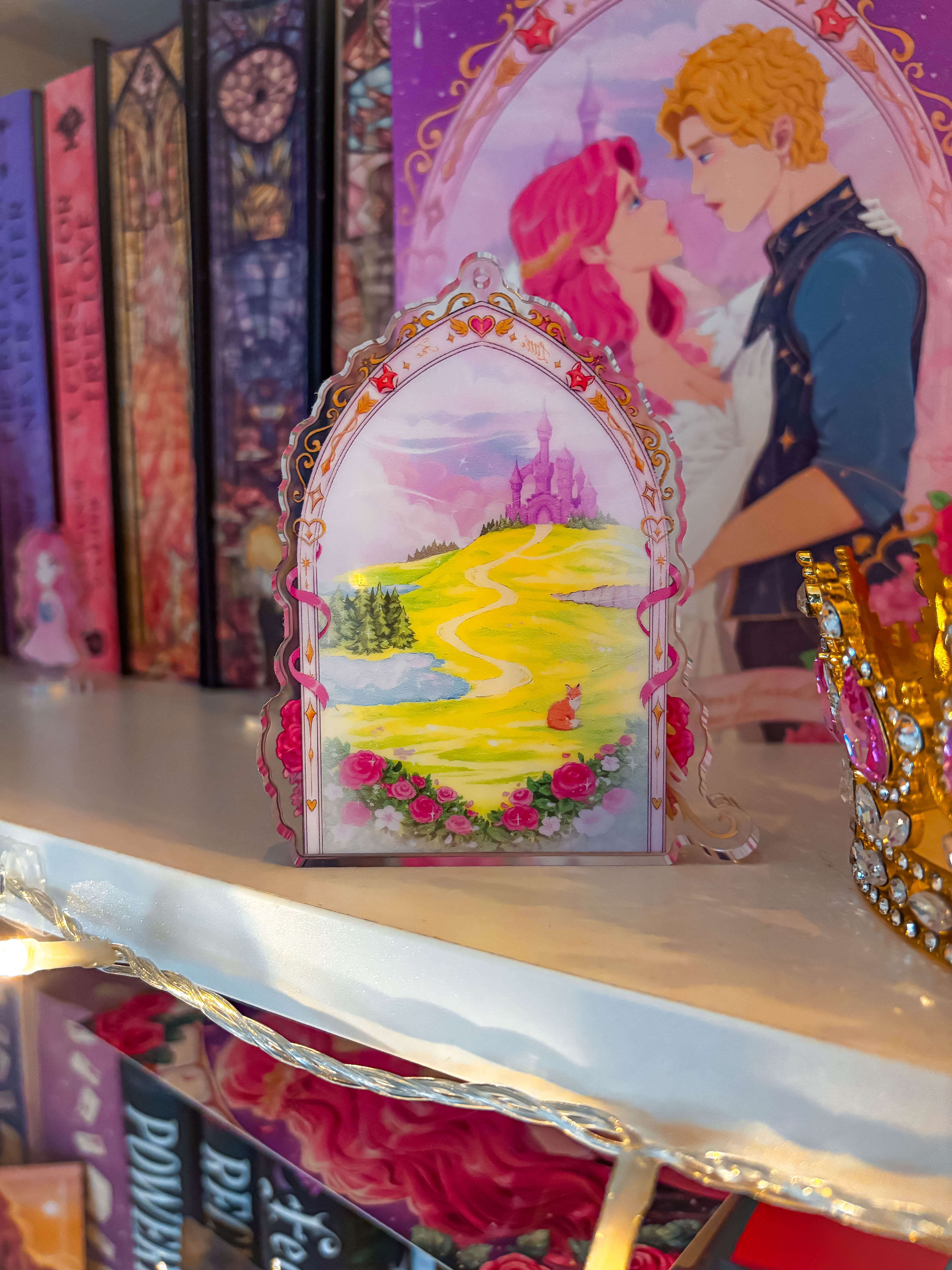 Evangeline & Jacks – Liquid Glitter Acrylic Aufsteller - Readers and Dreamers Shop