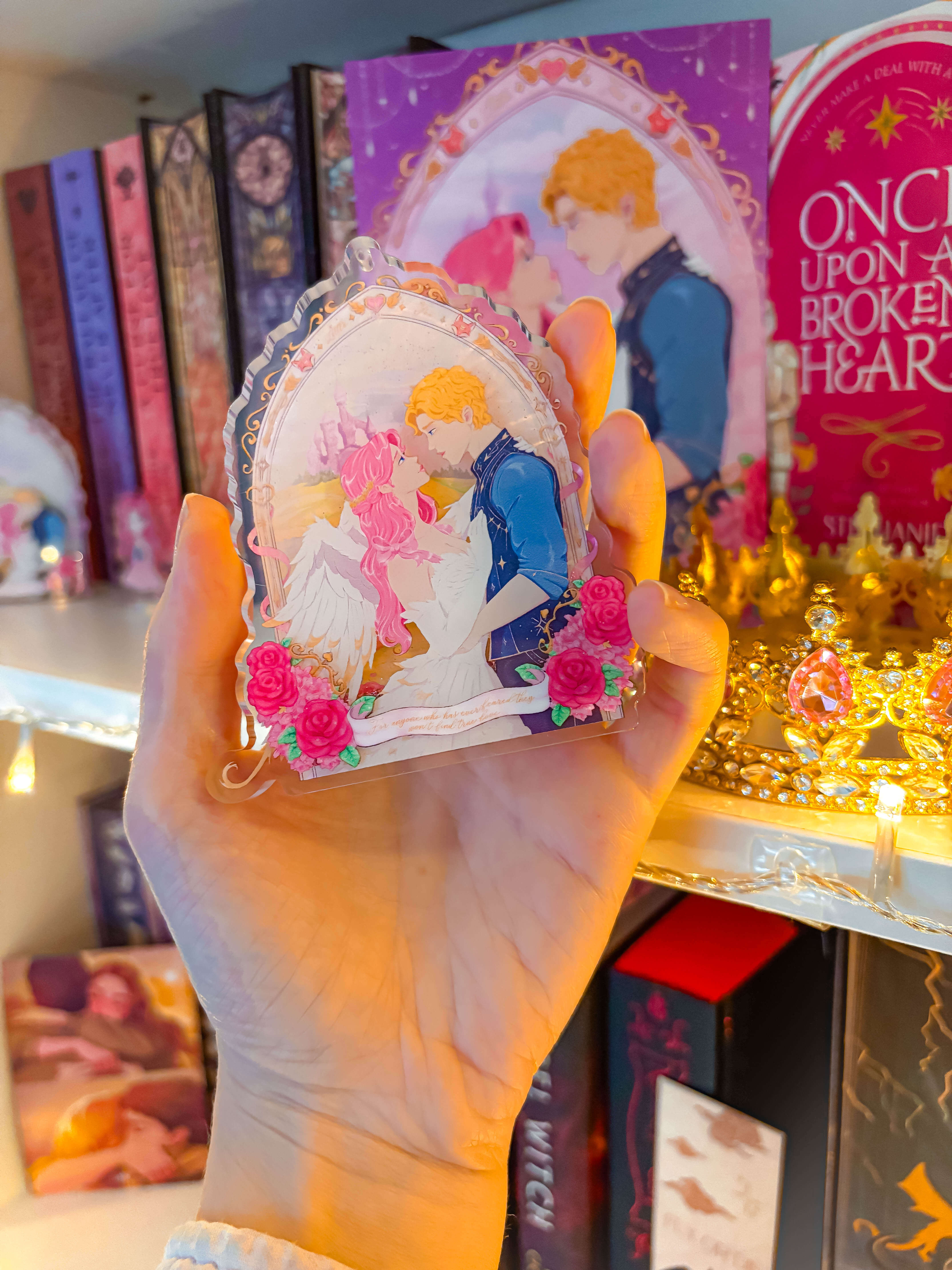 Evangeline & Jacks – Liquid Glitter Acrylic Aufsteller - Readers and Dreamers Shop