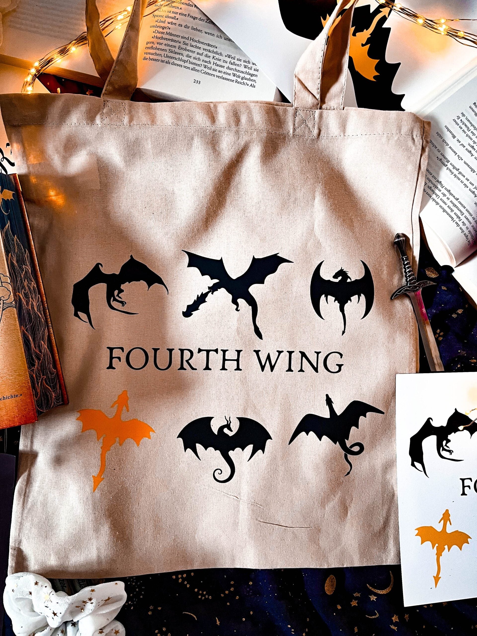 Fourth Wing Baumwolltasche
