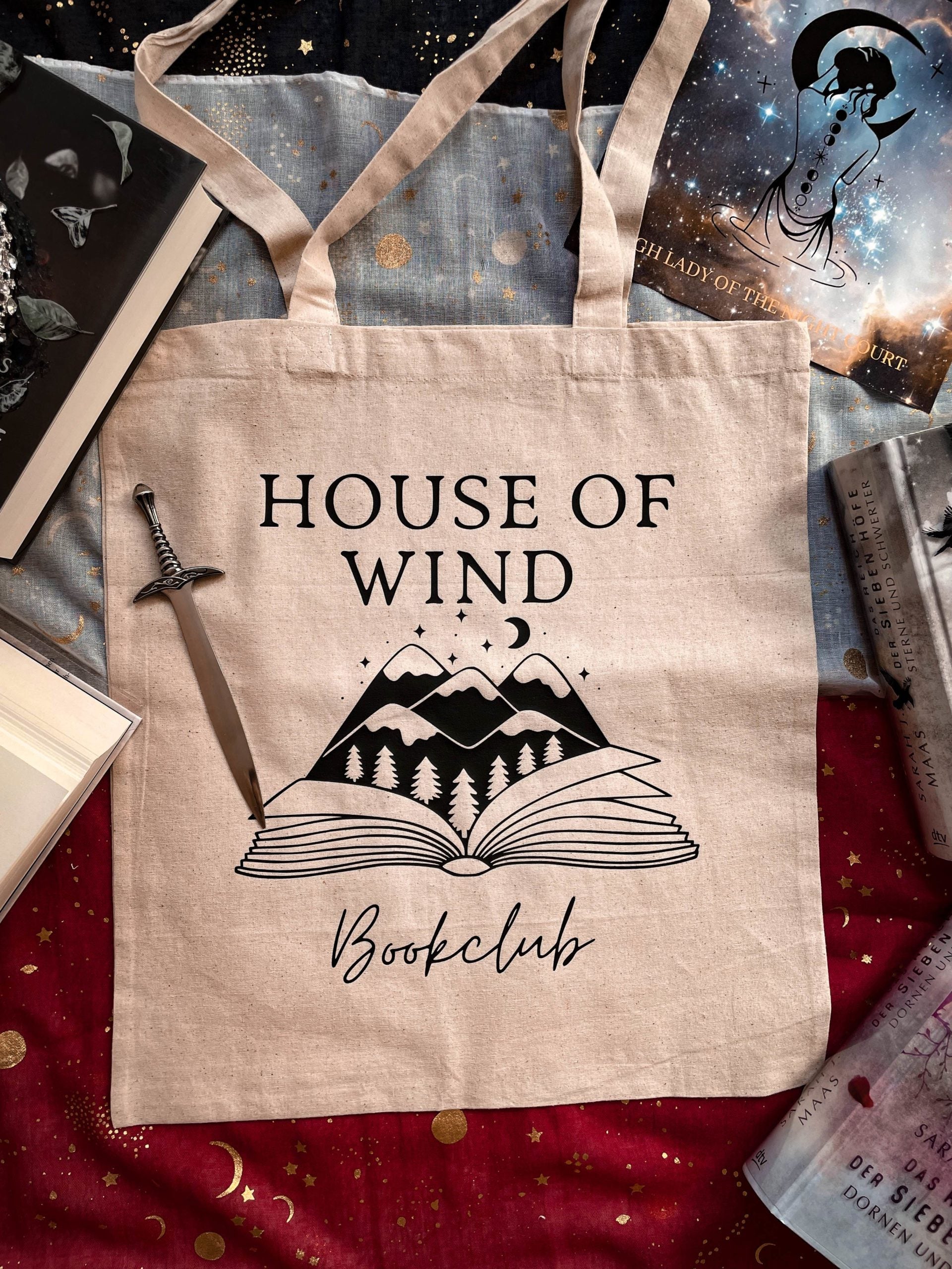 House of Wind Baumwolltasche
