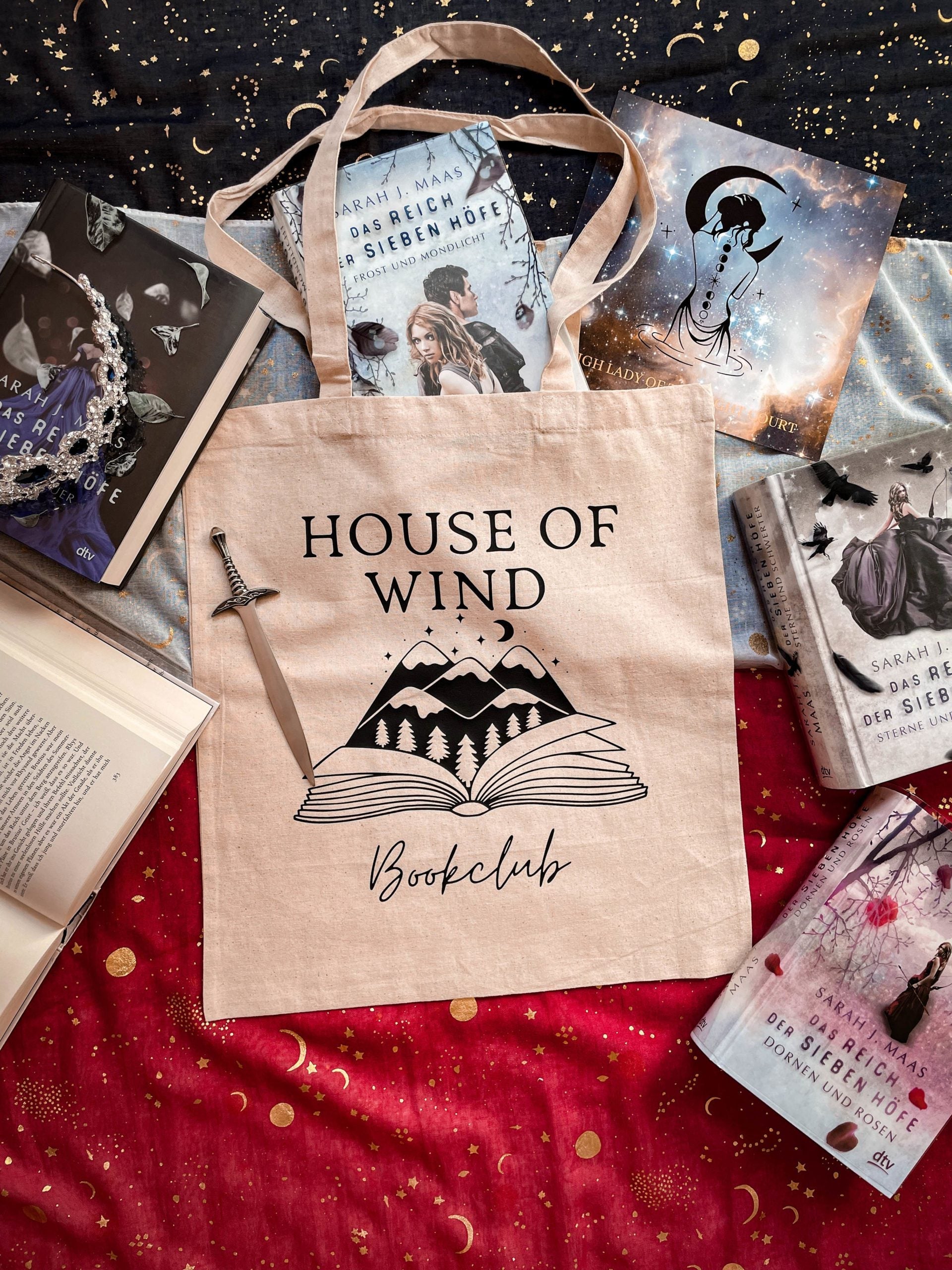 House of Wind Baumwolltasche