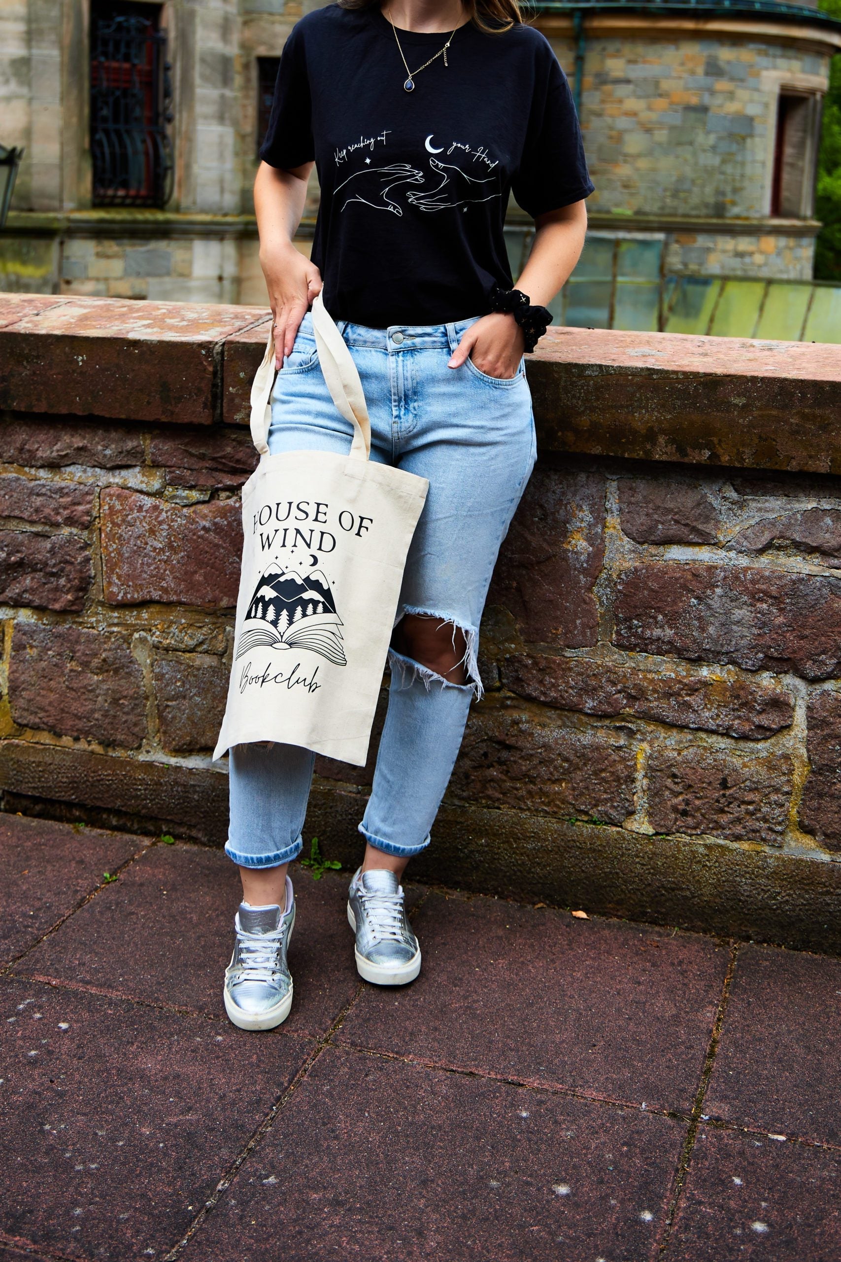 House of Wind Baumwolltasche