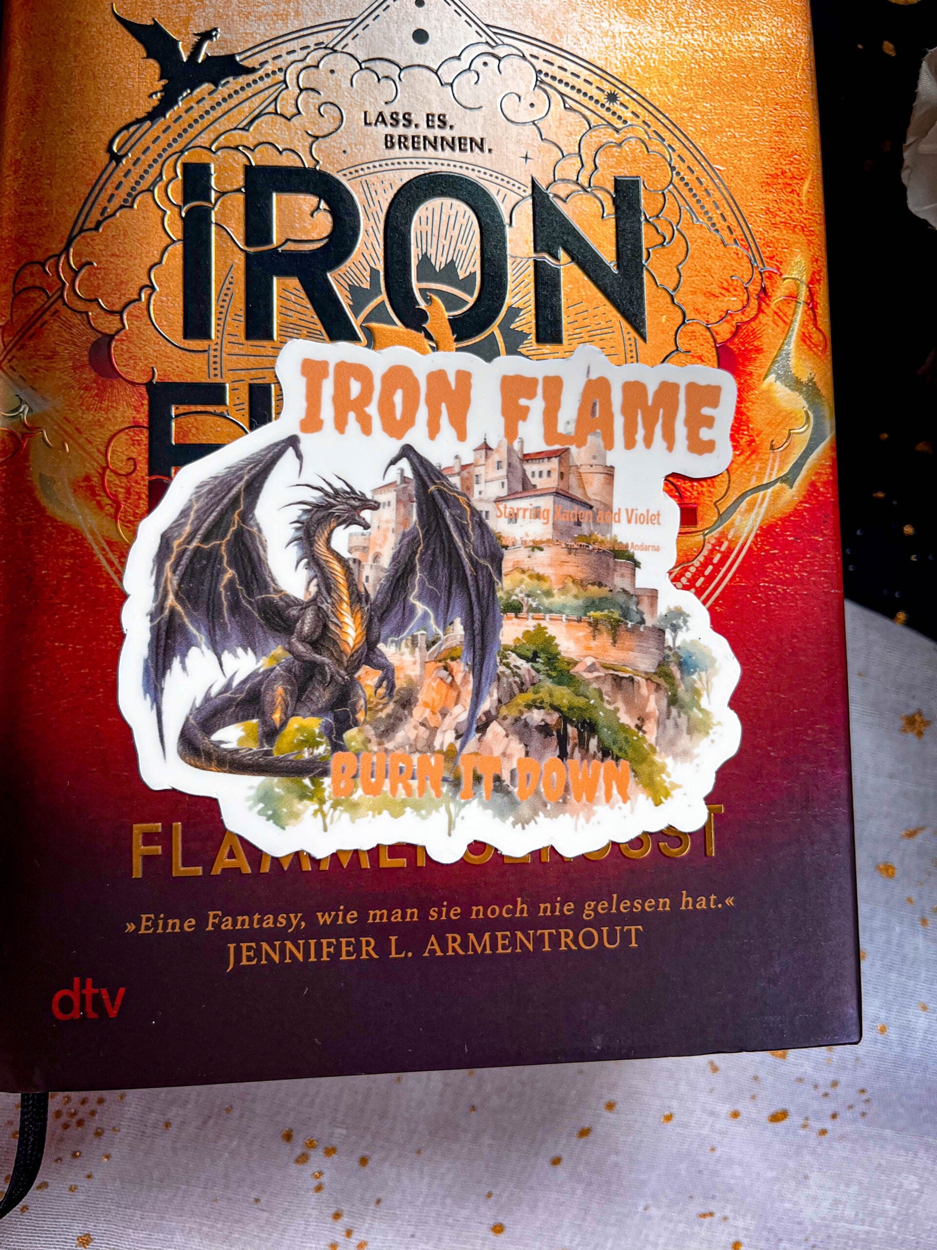 Iron Flame Sticker