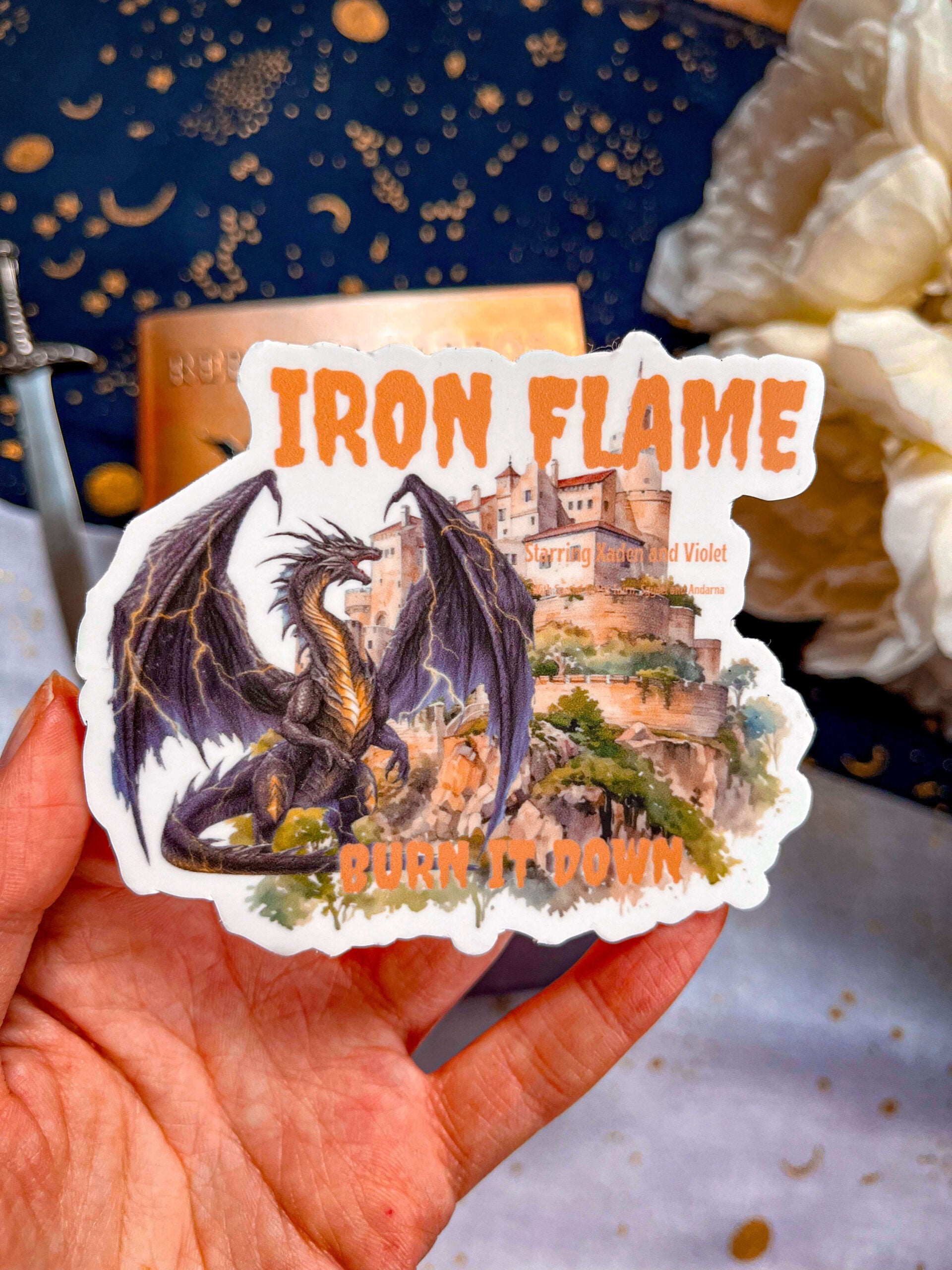 Iron Flame Sticker