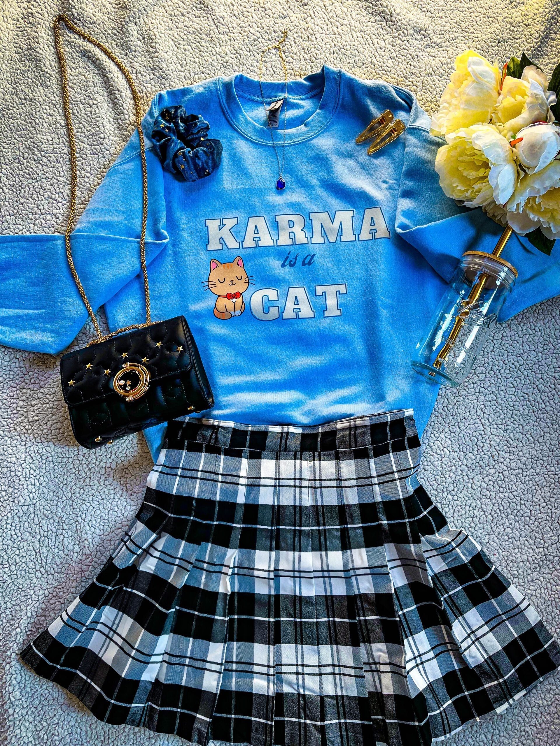 Karma is a Cat Crewneck