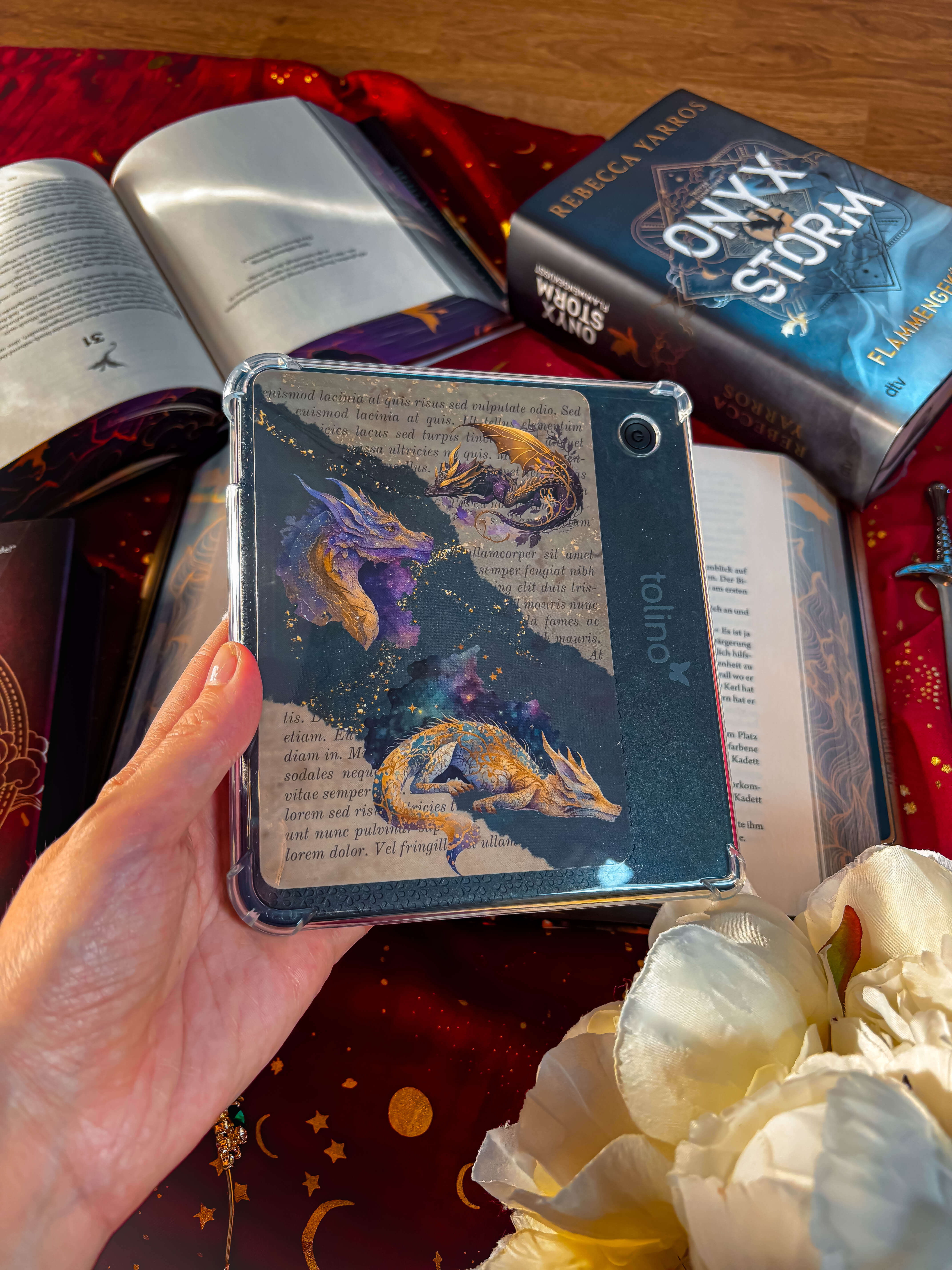 Magic Dragons - A6 Artprint / E - Reader Einleger - Readers and Dreamers Shop