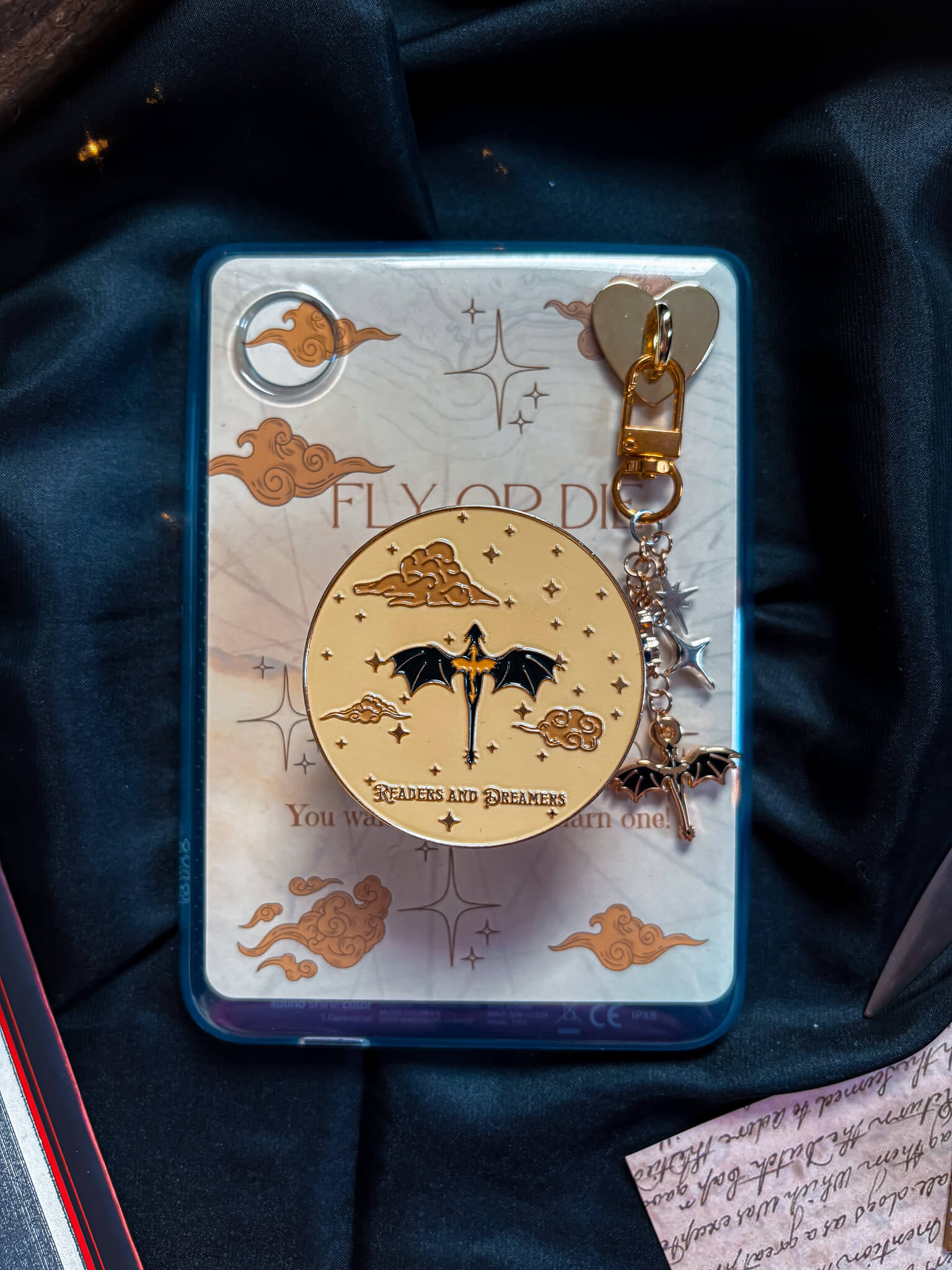 Magnetic Phone/eReader Grip Fourth Wing - Readers and Dreamers Shop