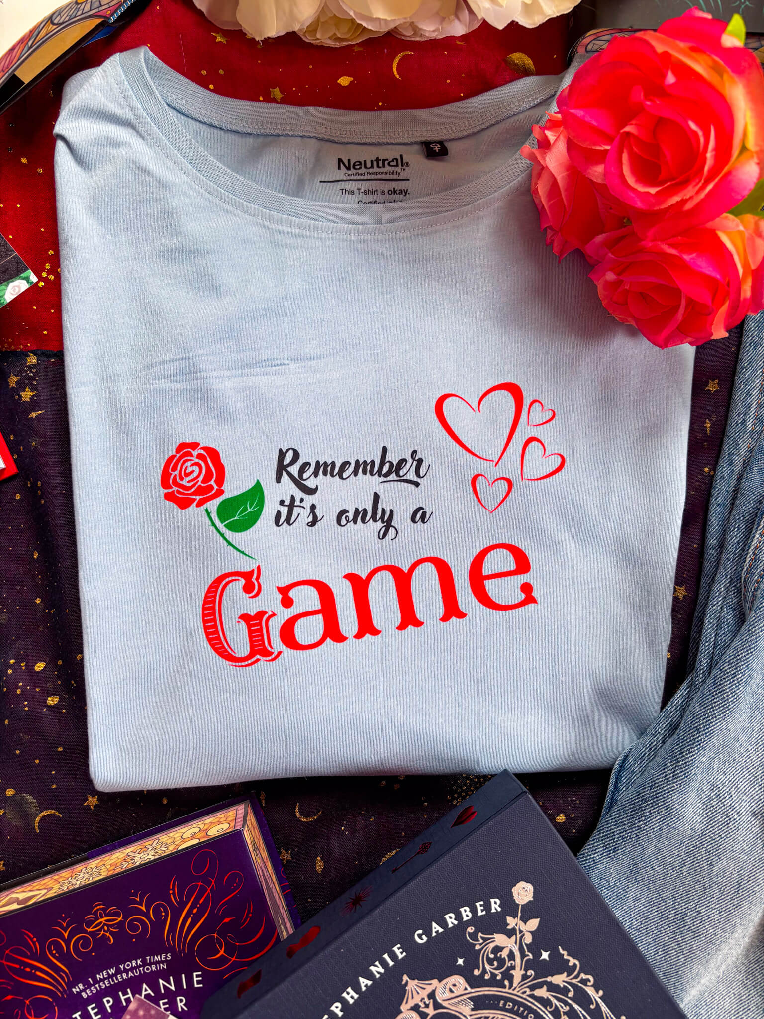 Remeber it´s only a Game Longsleeve - mit Backprint - Readers and Dreamers Shop