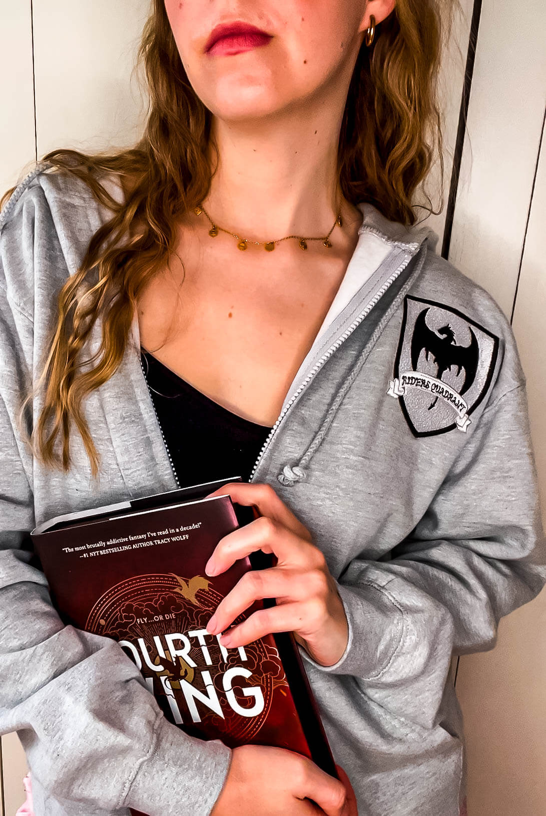 Riders Quadrant Sweatjacke bestickt - Readers and Dreamers Shop