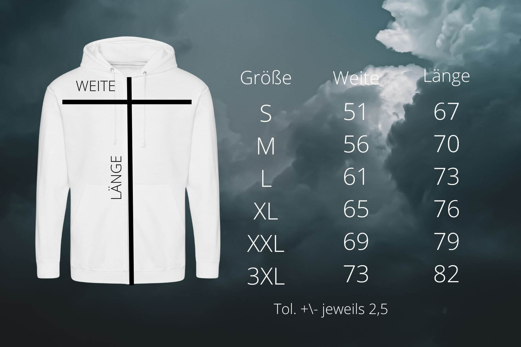 Riders Quadrant Sweatjacke bestickt - Readers and Dreamers Shop