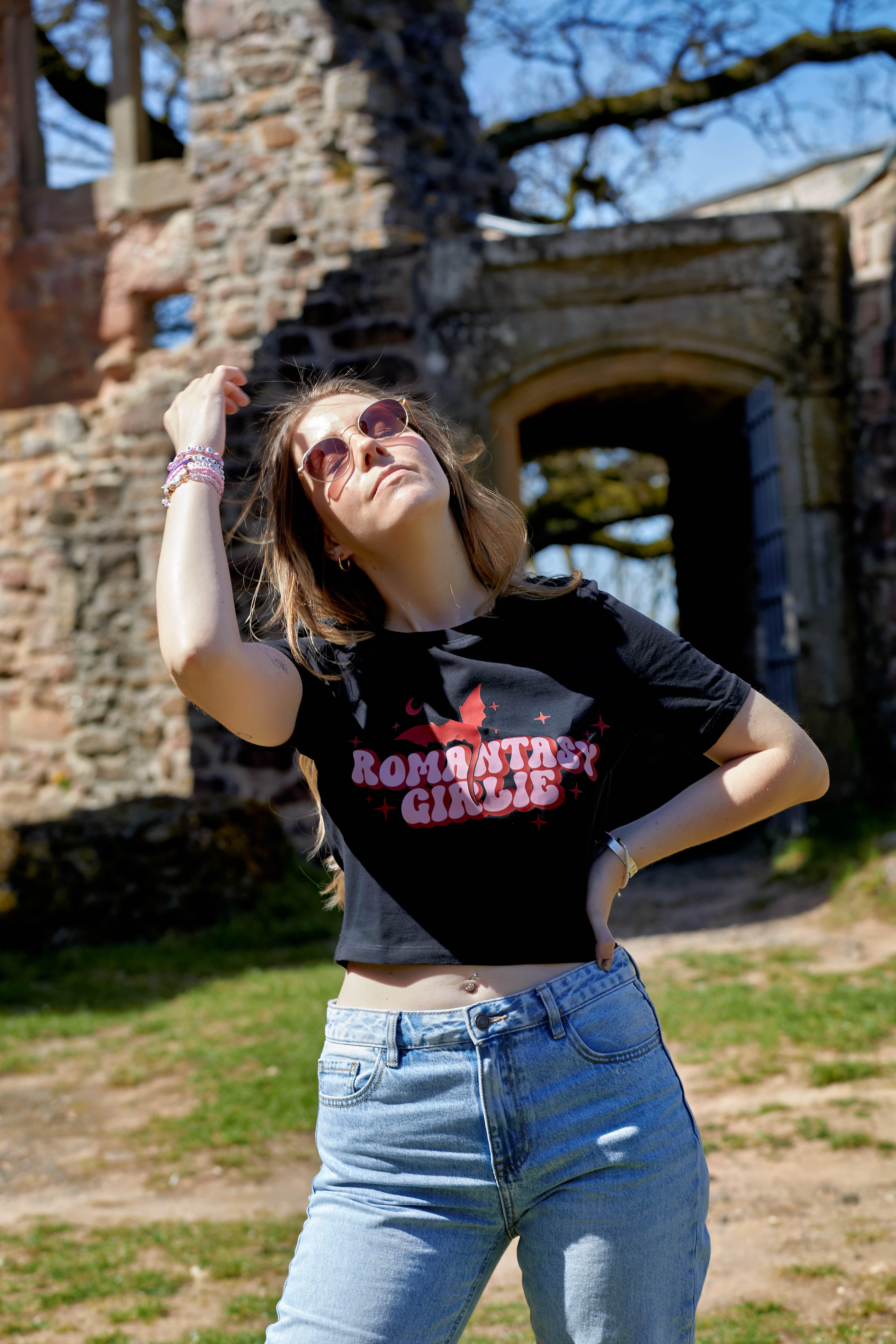 Romantasy Girlie Crop Shirt - Readers and Dreamers Shop