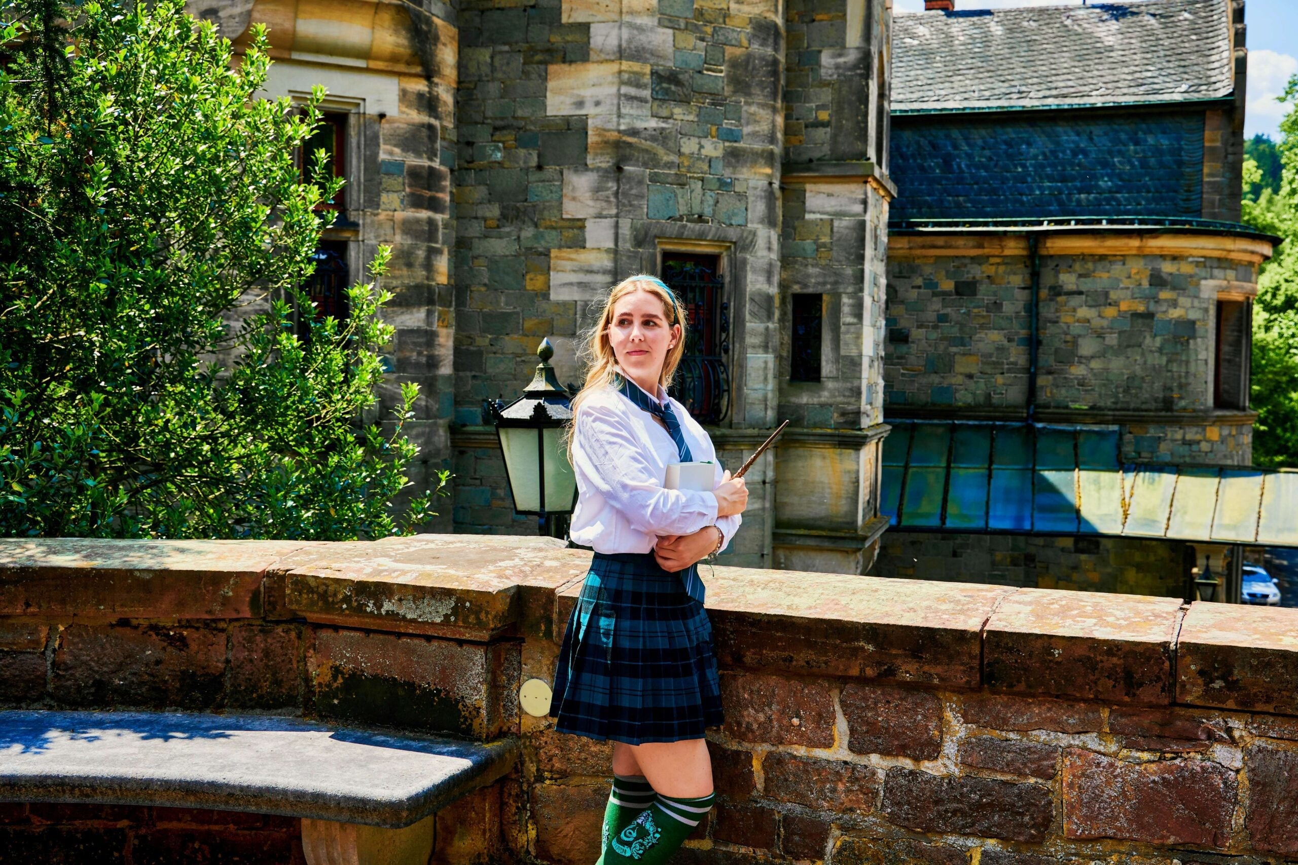 Schoolgirl Skirt Grün