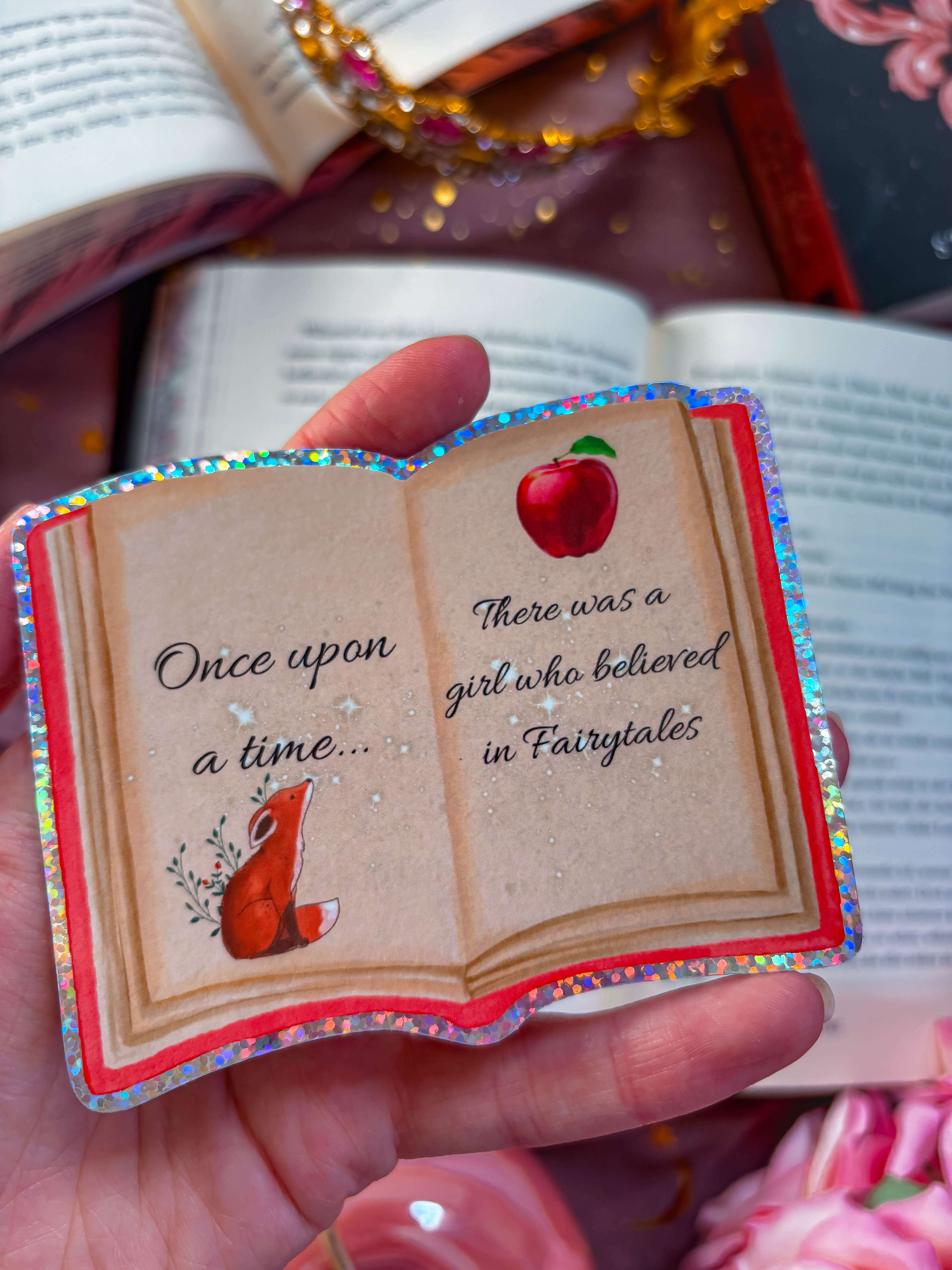 The Girl who believed in Fairytales Sticker - Readers and Dreamers Shop