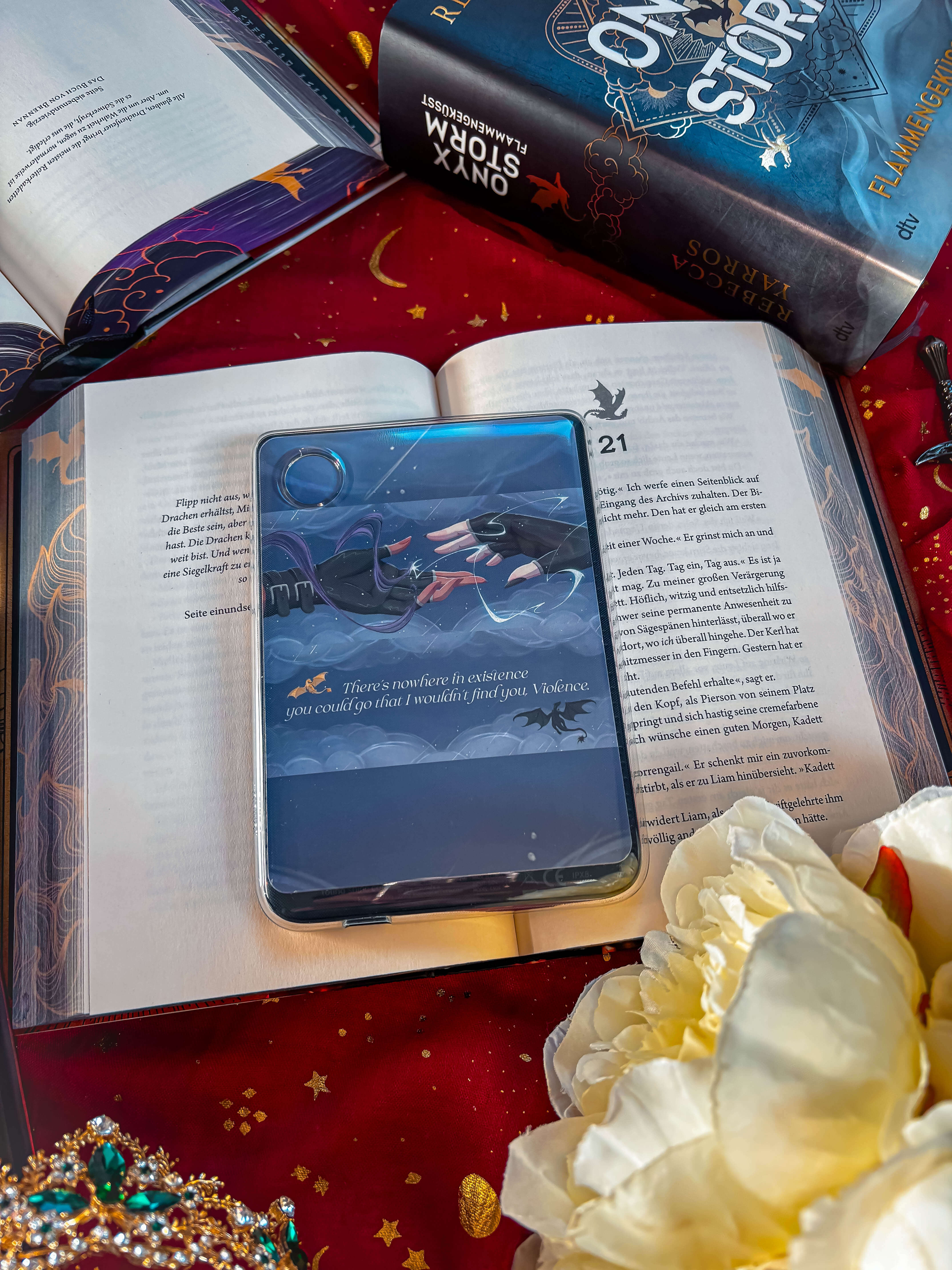 Xaden and Violet - A6 Artprint / E - Reader Einleger - Readers and Dreamers Shop