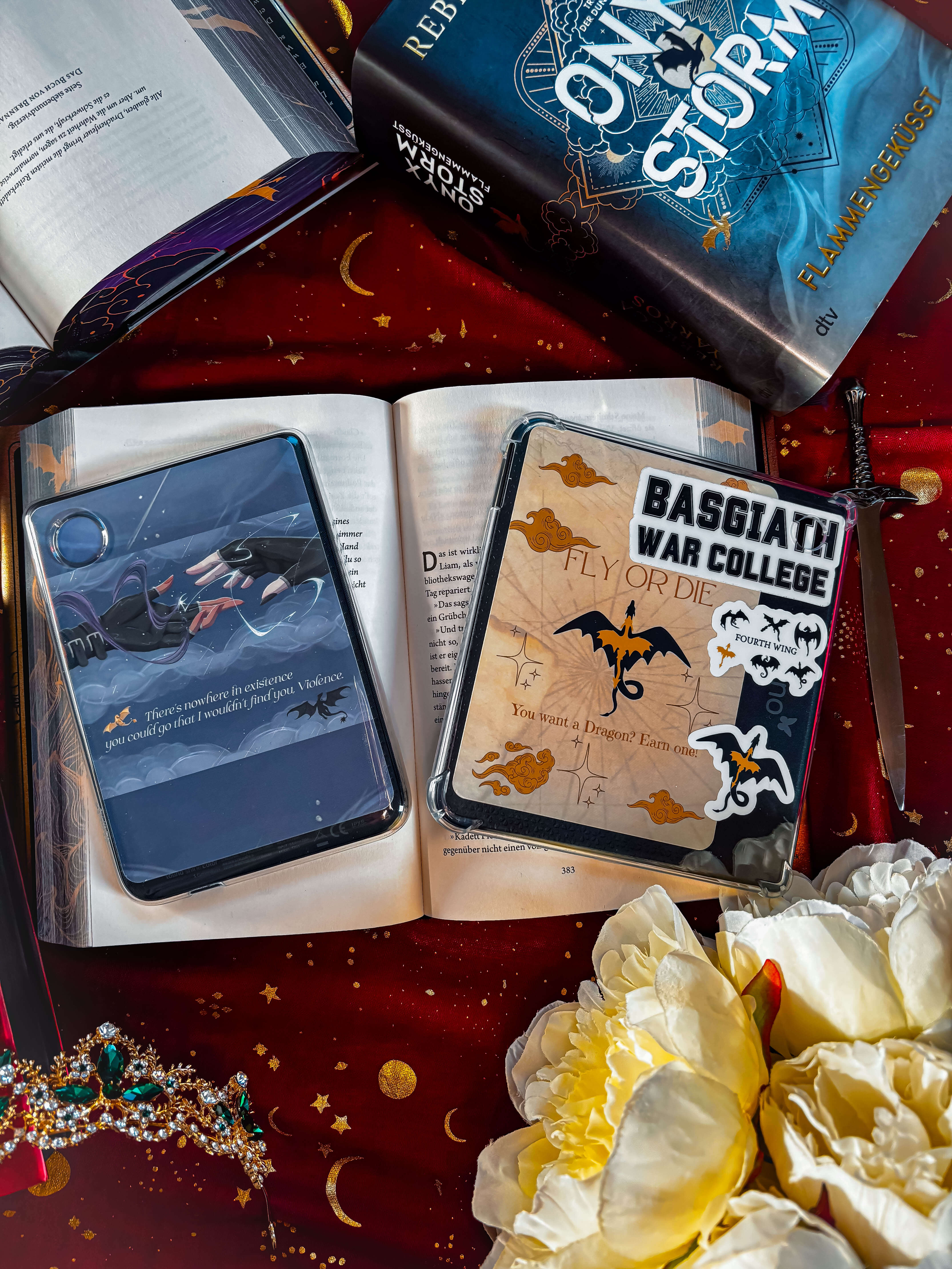 Xaden and Violet - A6 Artprint / E - Reader Einleger - Readers and Dreamers Shop