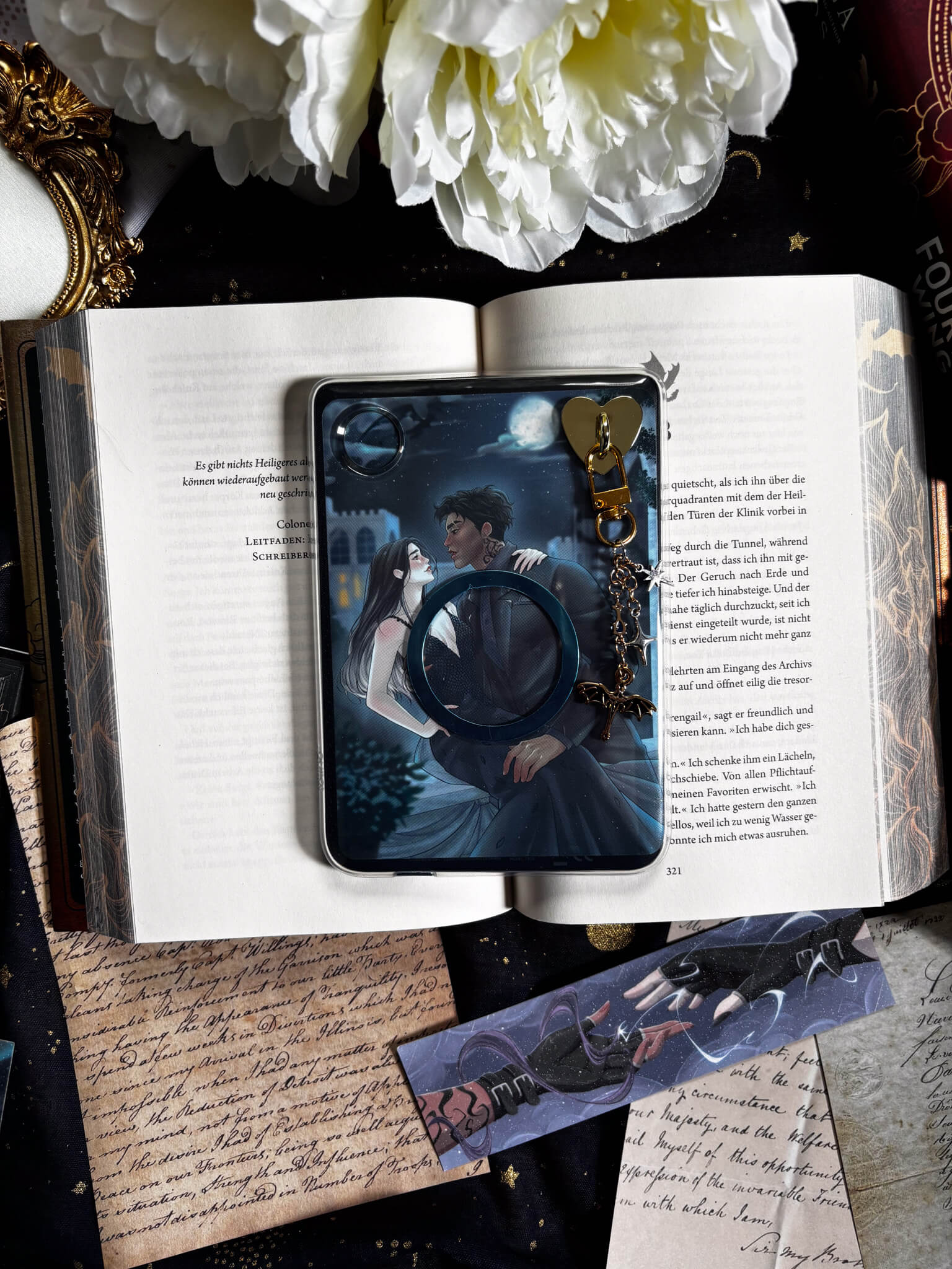 Xaden und Violet - A6 Charakter Karte / E-Reader Einleger - Readers and Dreamers Shop