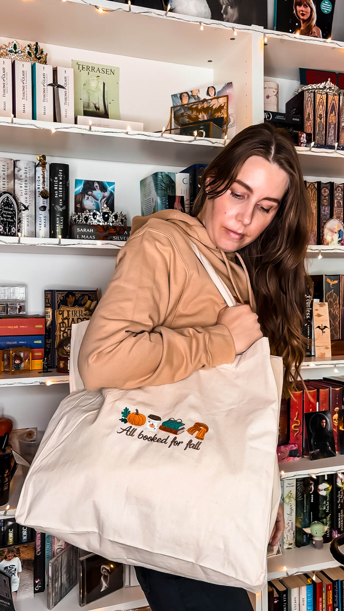 All booked for Fall Shopper Baumwolltasche - Readers and Dreamers Shop
