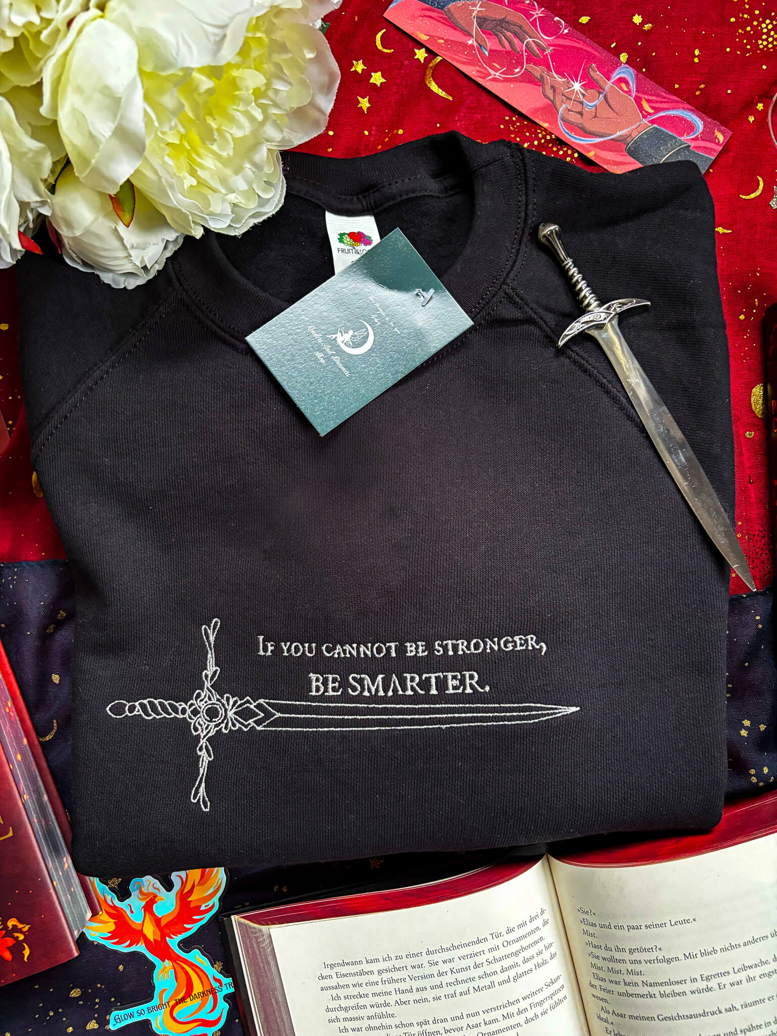 Be smarter bestickt - Readers and Dreamers Shop