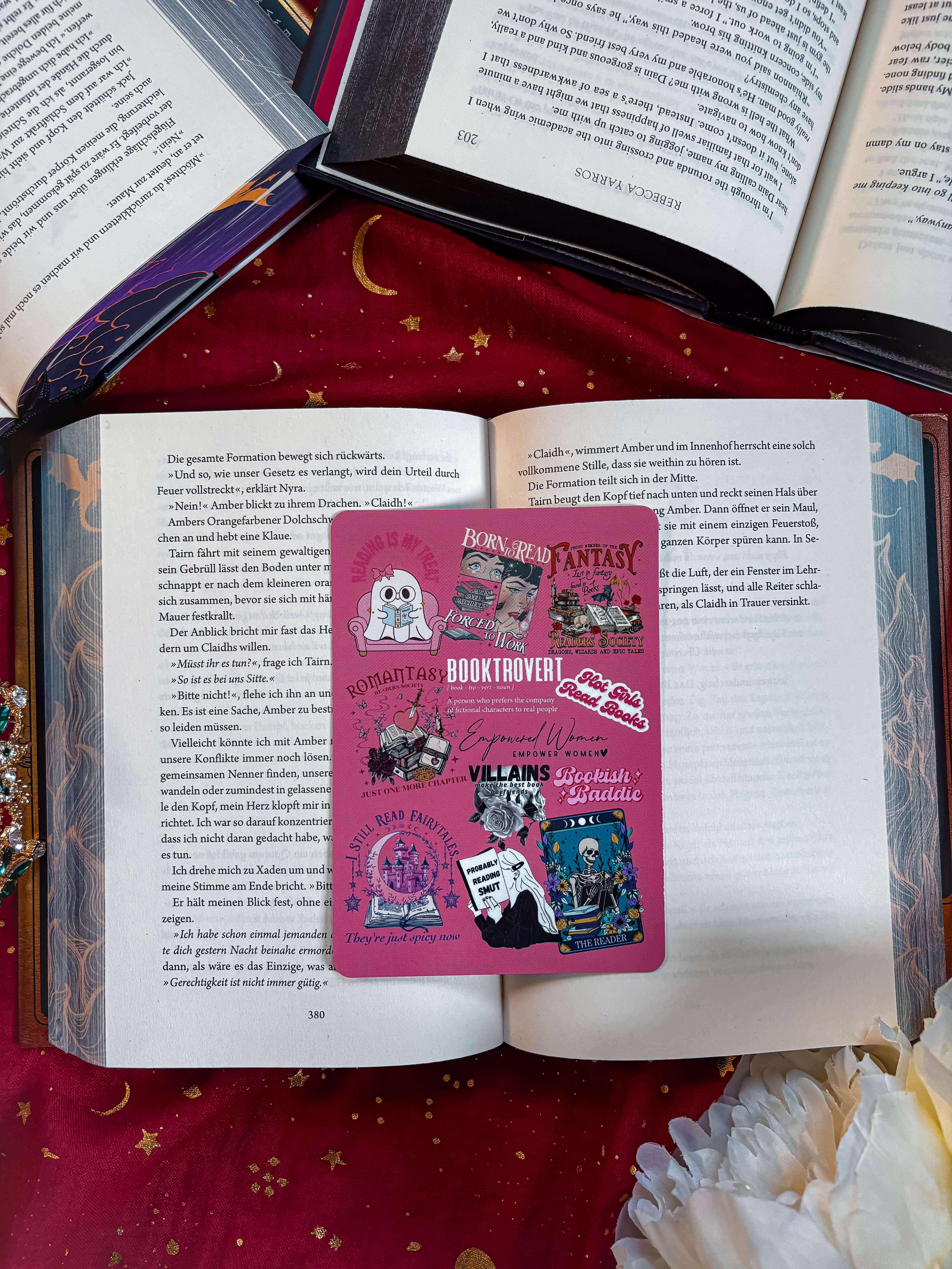 Bookish Collage - A6 Artprint / E - Reader Einleger - Readers and Dreamers Shop