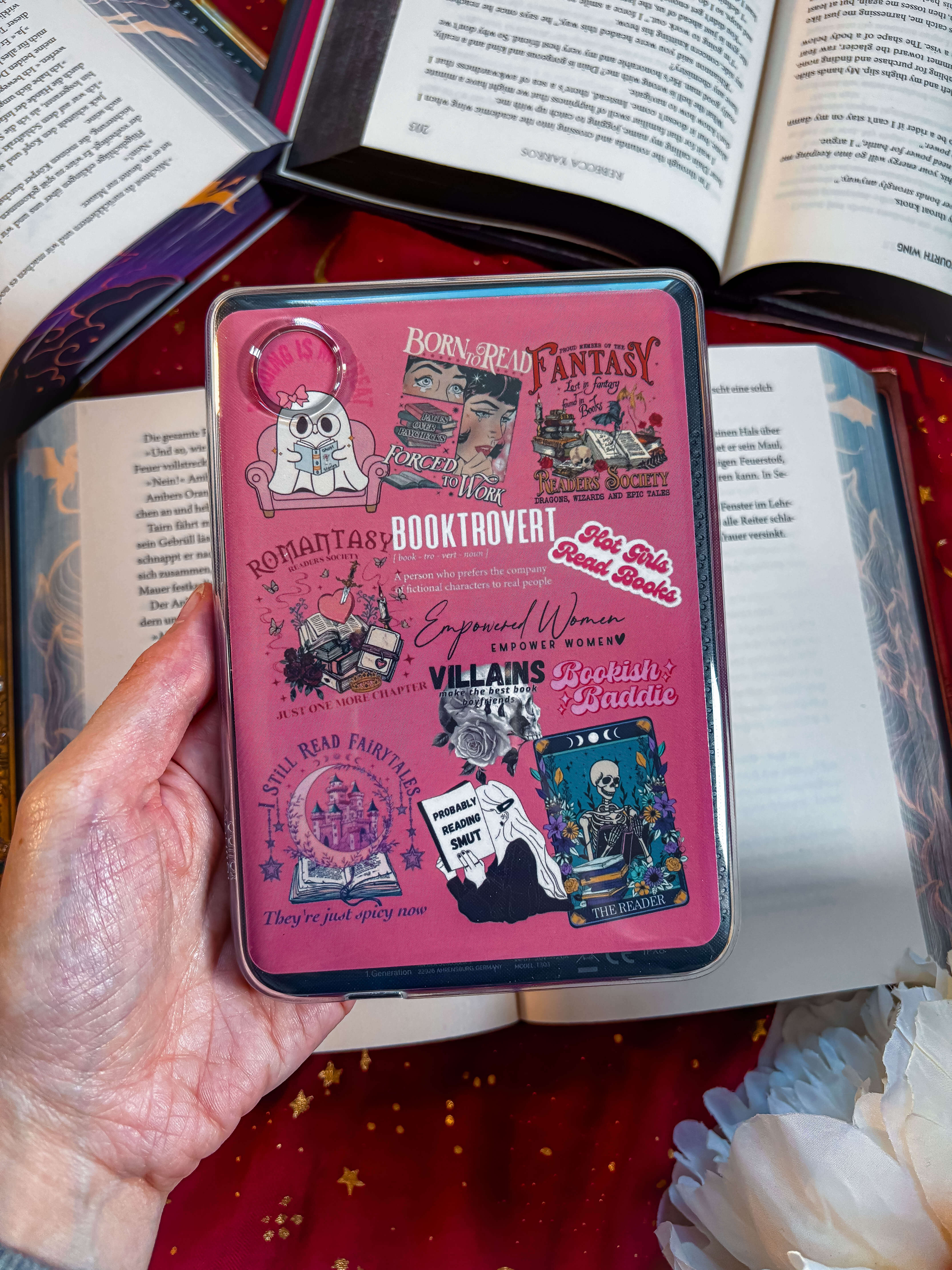 Bookish Collage - A6 Artprint / E - Reader Einleger - Readers and Dreamers Shop