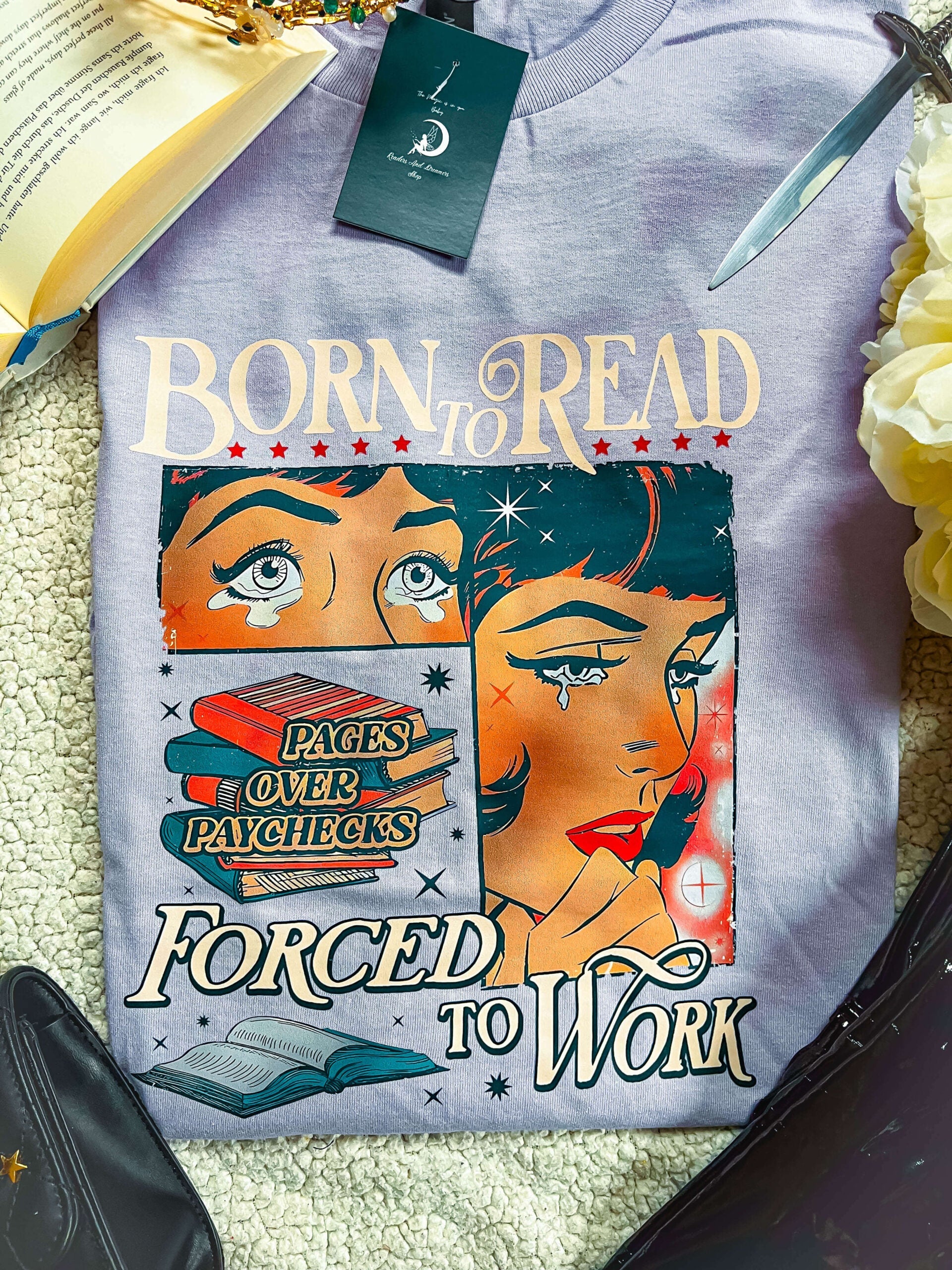Born to read, forced to work - Readers and Dreamers Shop