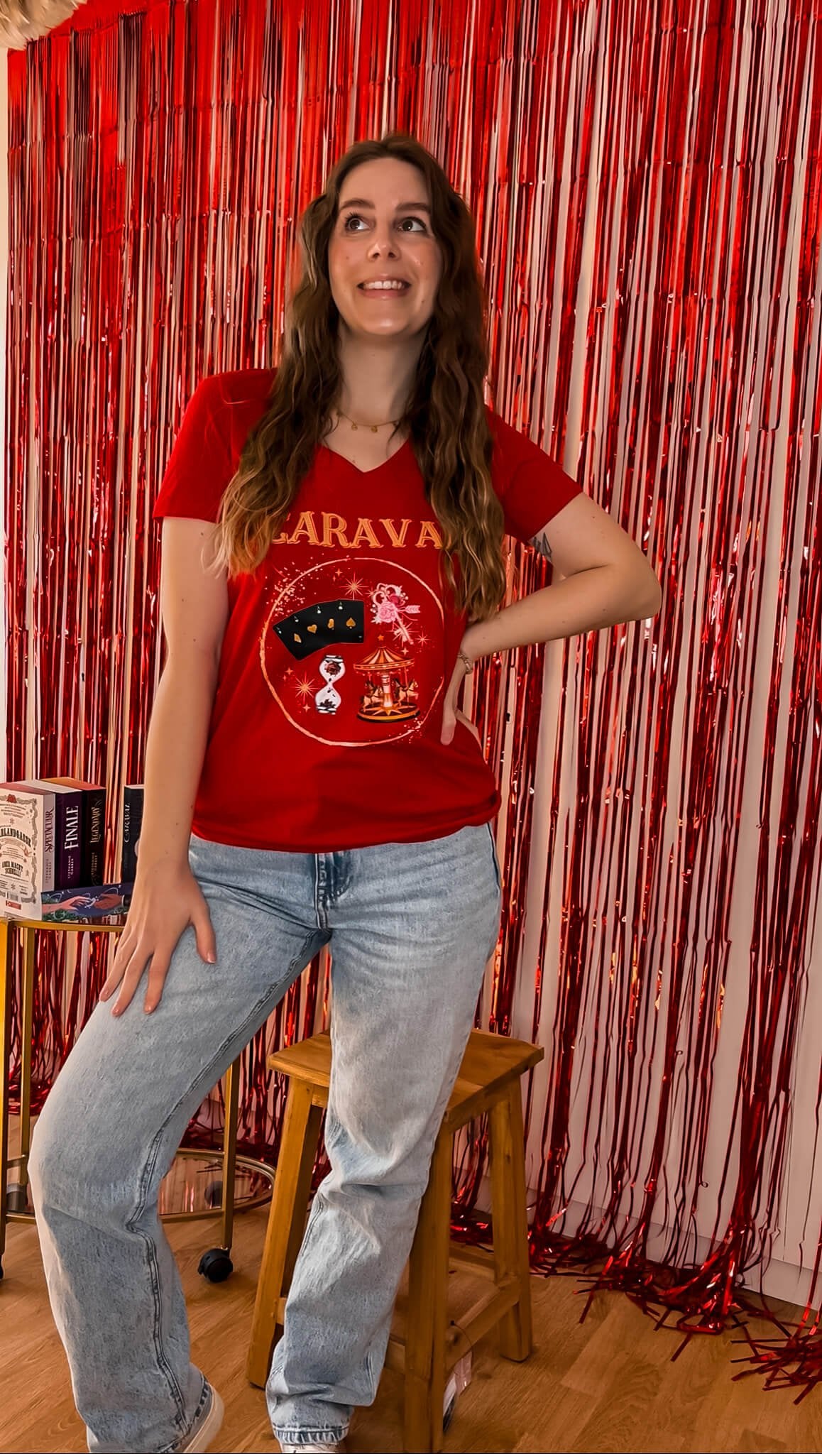 Caraval V - Neck Shirt - Readers and Dreamers Shop