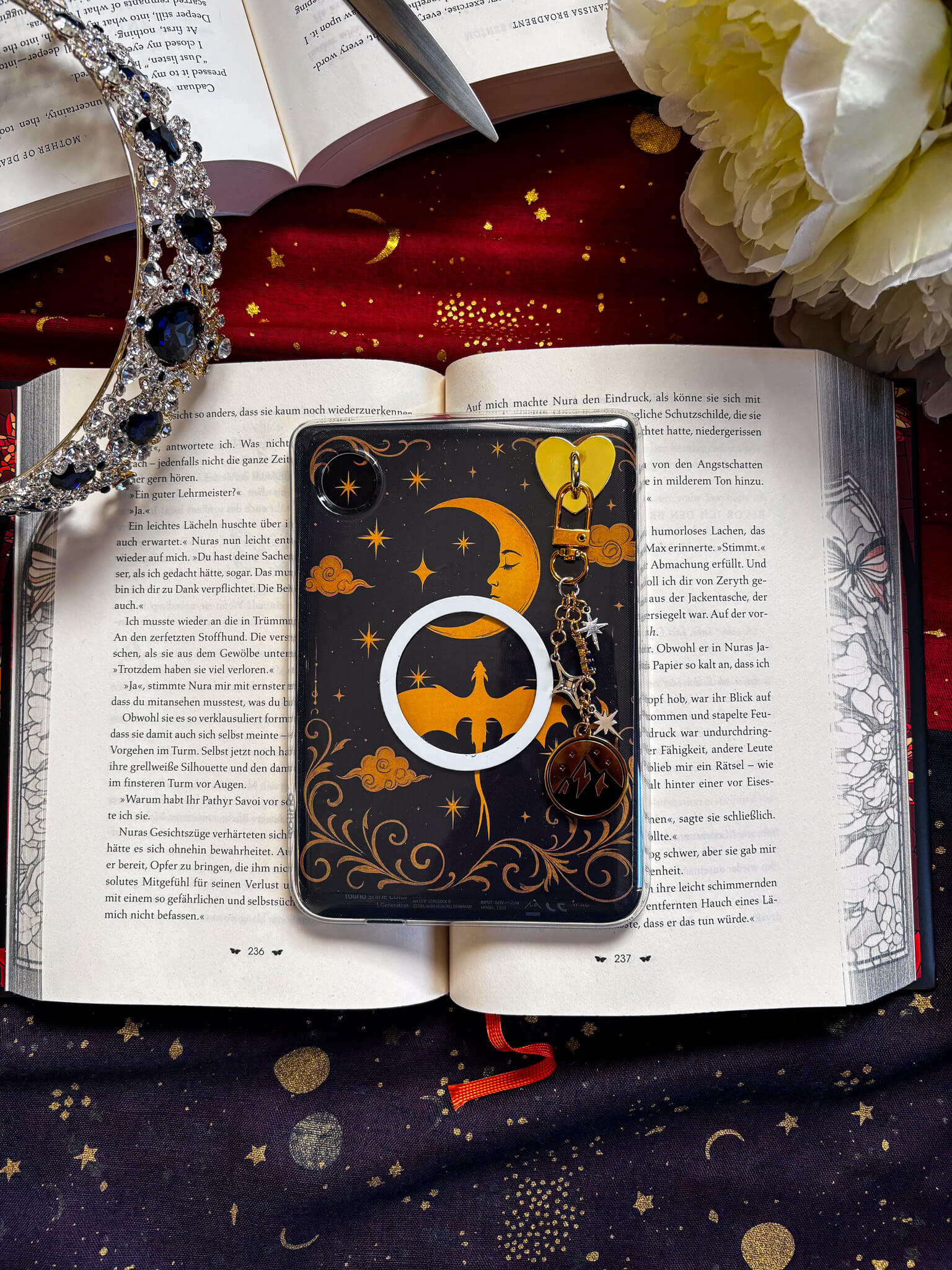 Celestial Night - A6 Artprint / E - Reader Einleger - Readers and Dreamers Shop