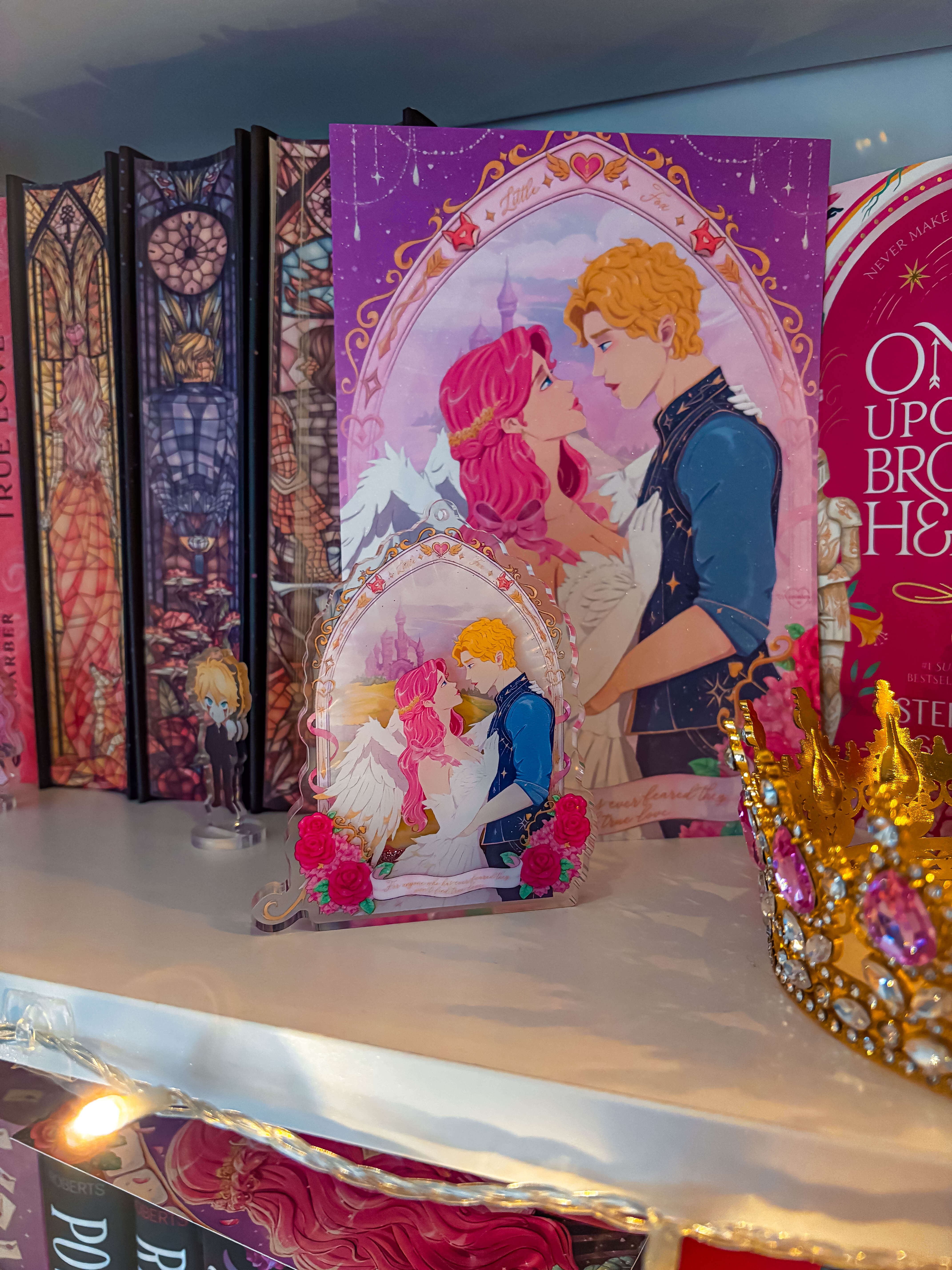 Evangeline & Jacks – Liquid Glitter Acrylic Aufsteller - Readers and Dreamers Shop