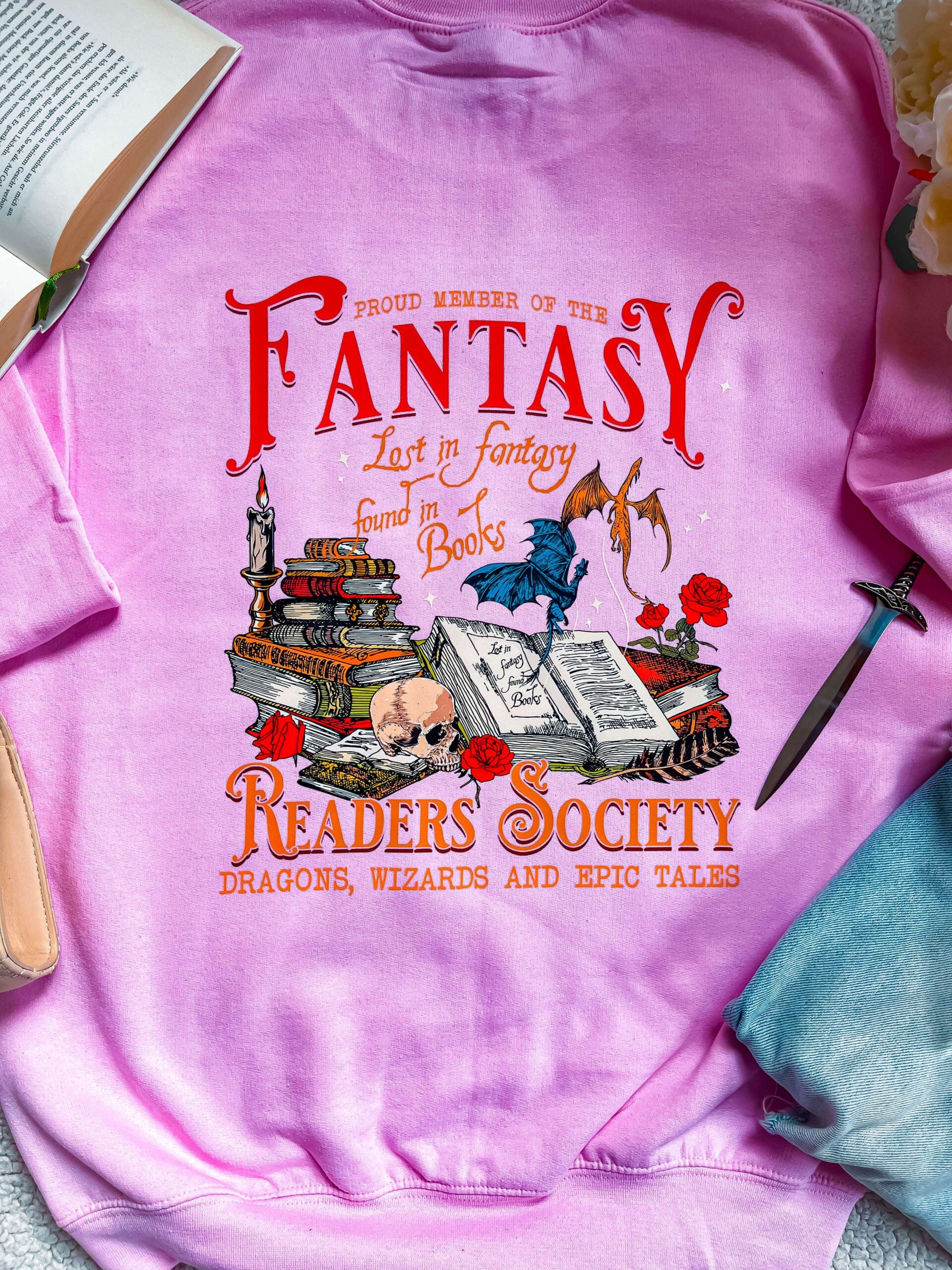 Fantasy Reader Pink