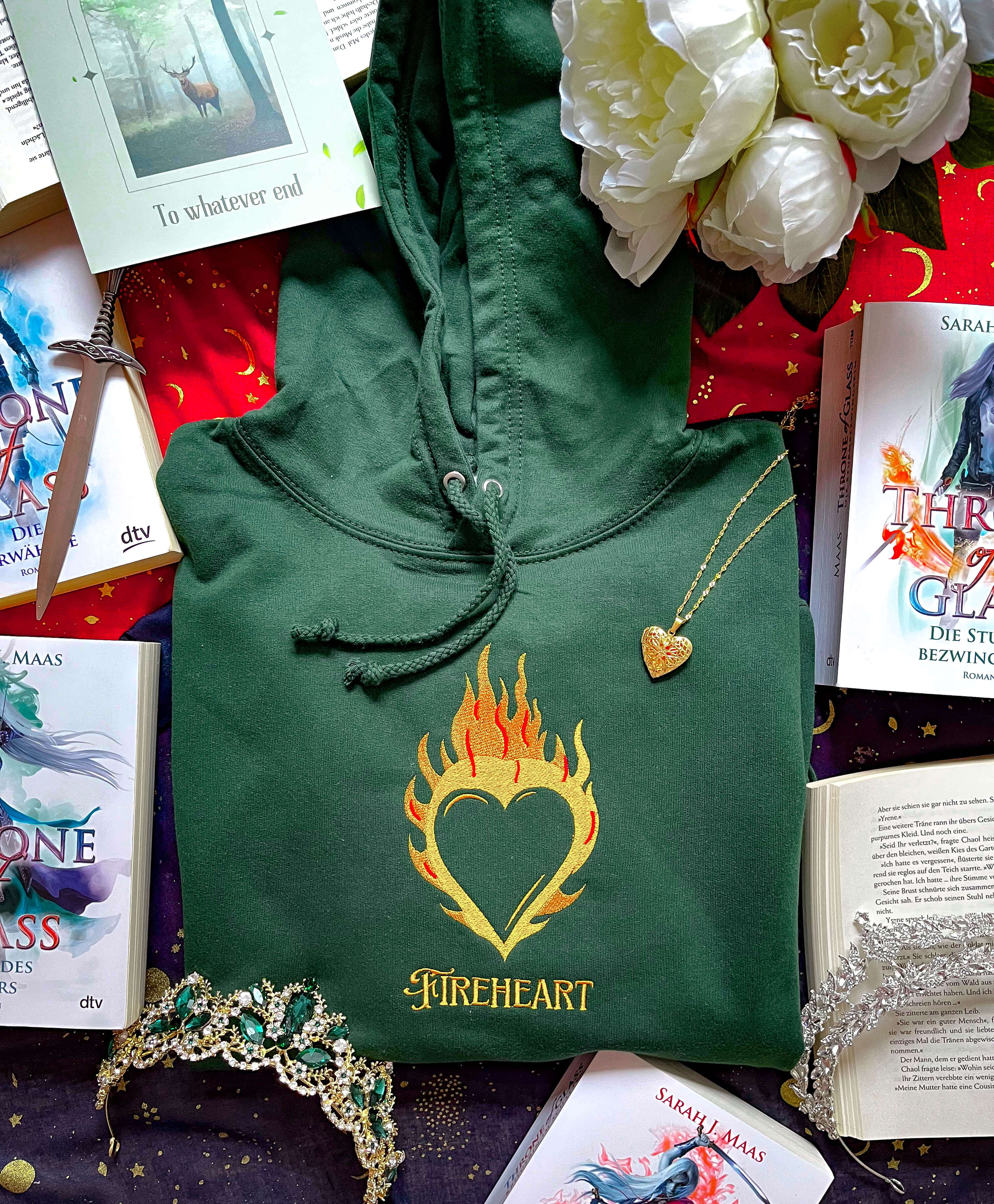 Fireheart bestickt - Readers and Dreamers Shop