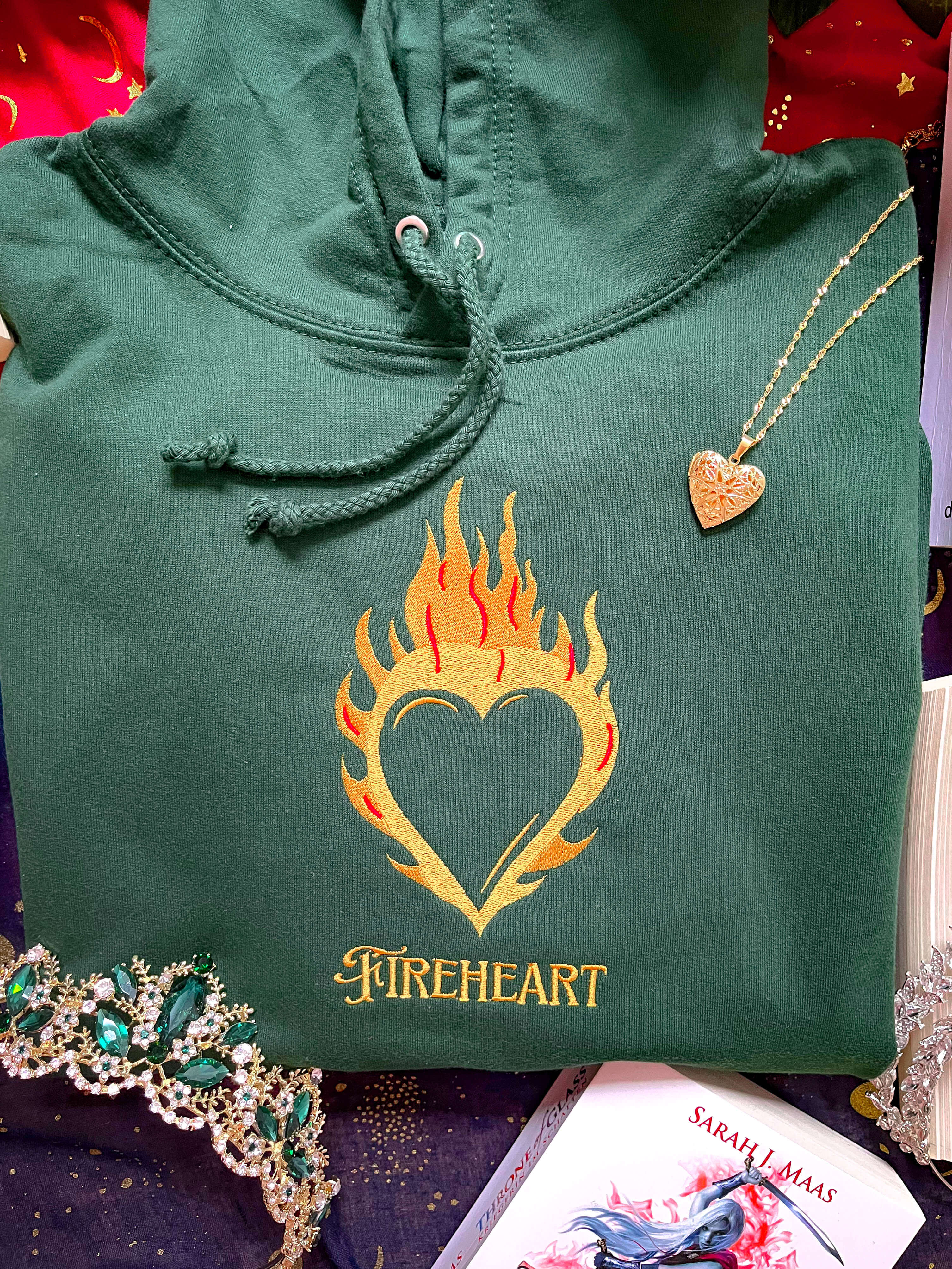 Fireheart bestickt - Readers and Dreamers Shop