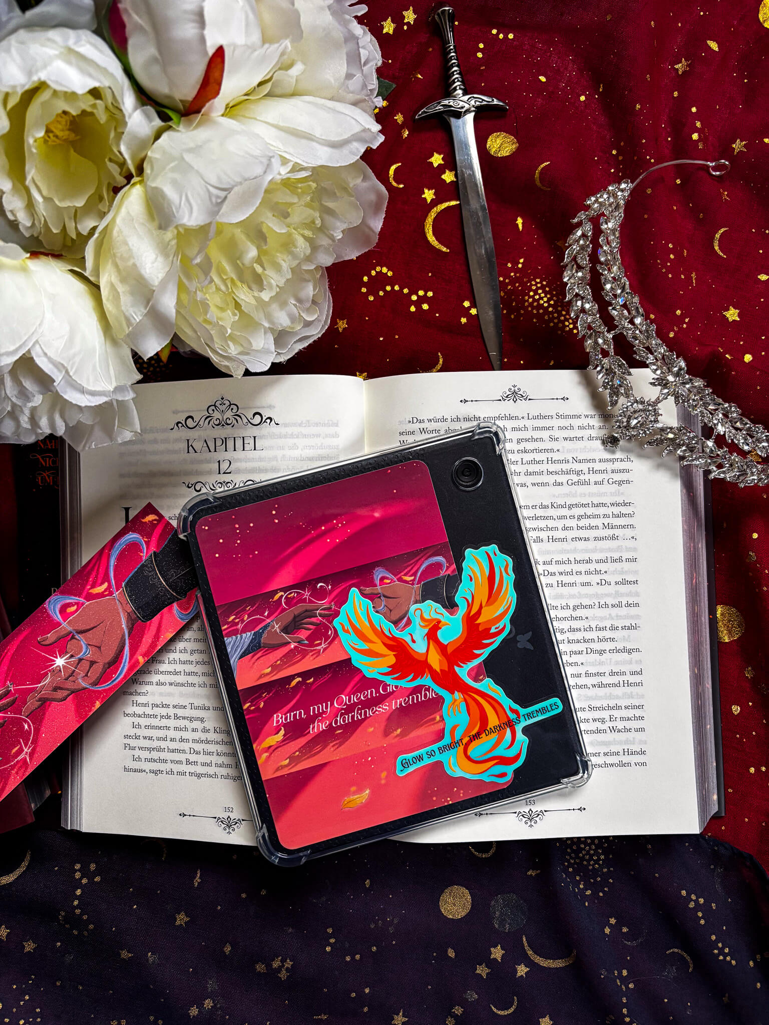 Glow so bright (Glow in the dark ) Sticker - Readers and Dreamers Shop