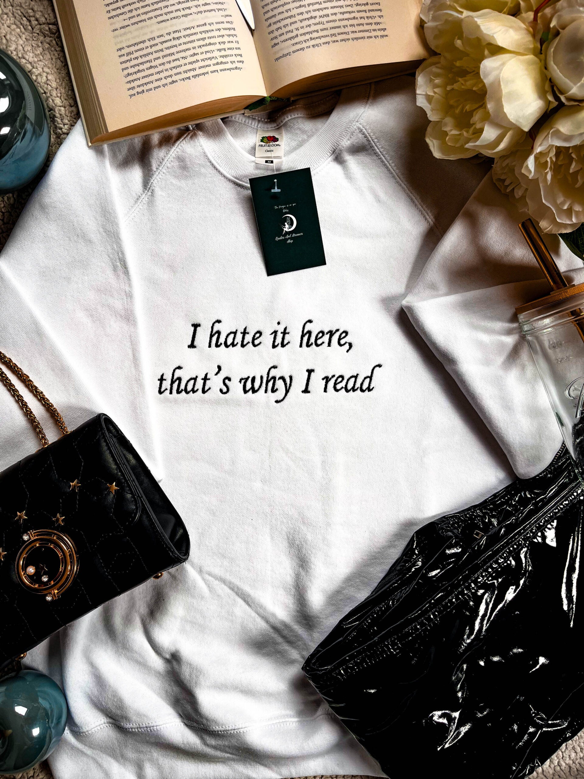 Hate it here thats why I read!