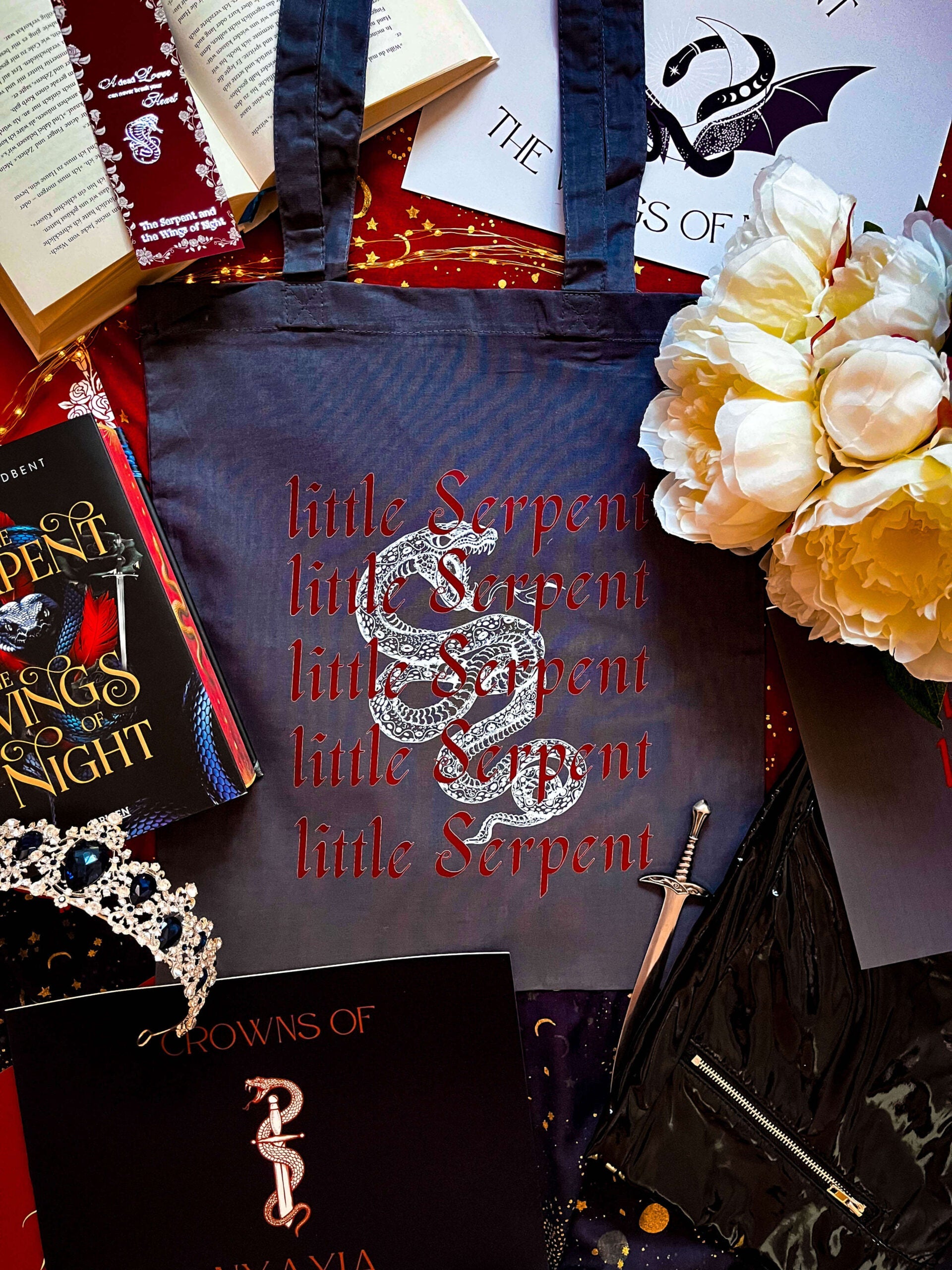 little Serpent Baumwolltasche