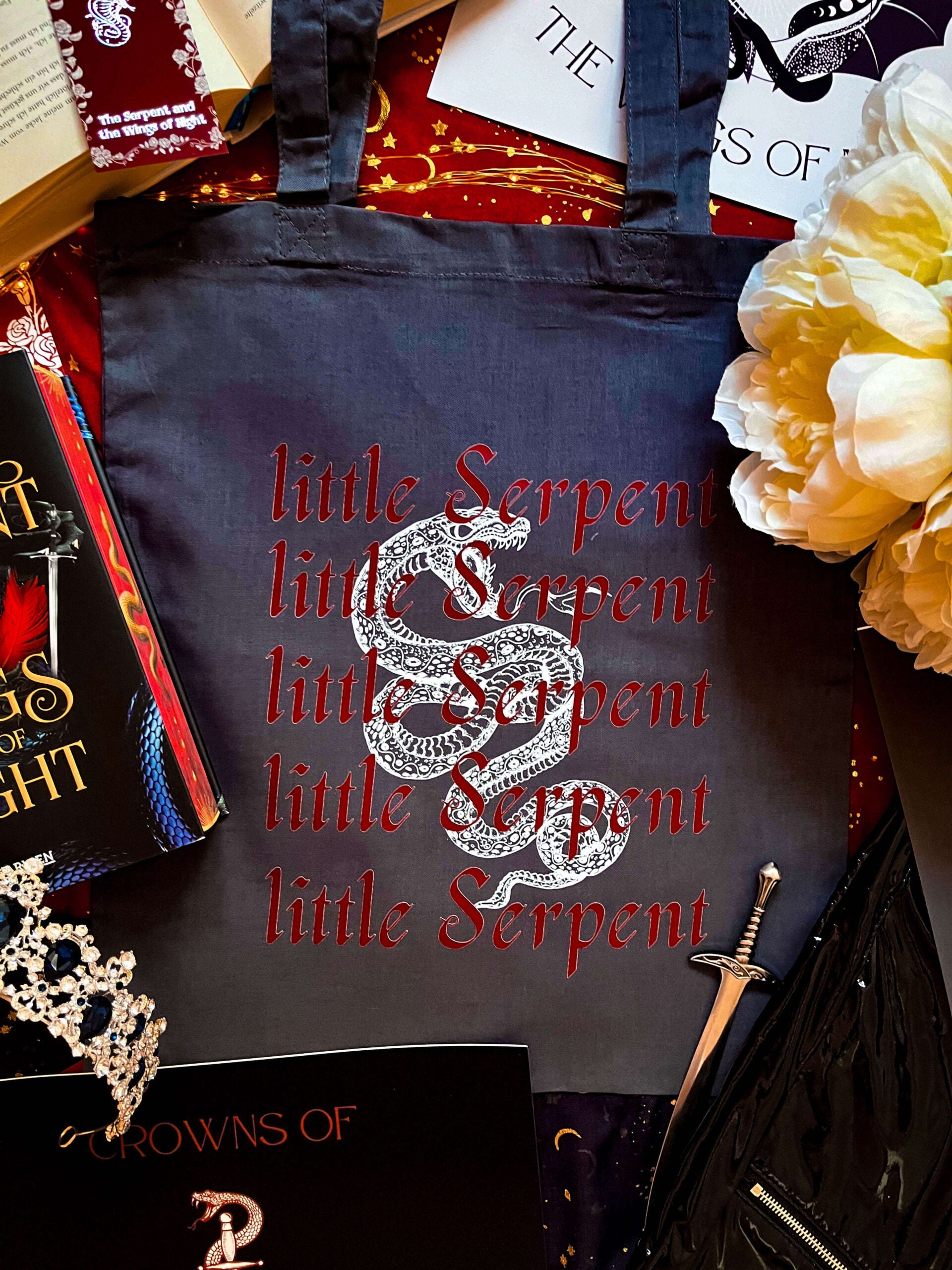 little Serpent Baumwolltasche Austellungsstück