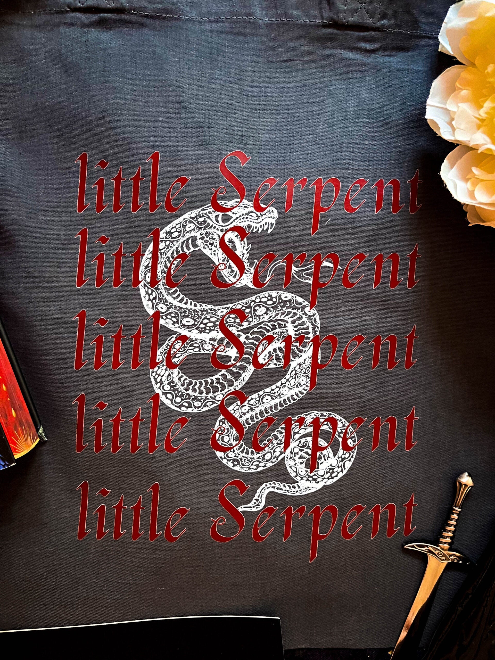 little Serpent Baumwolltasche Austellungsstück