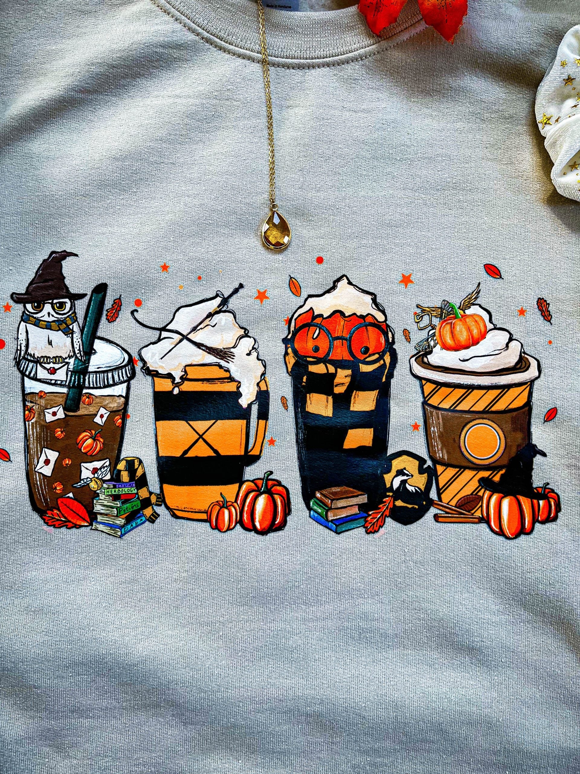 Loyal at Heart Pumpkin Spice Crewneck Sand L - Readers and Dreamers Shop