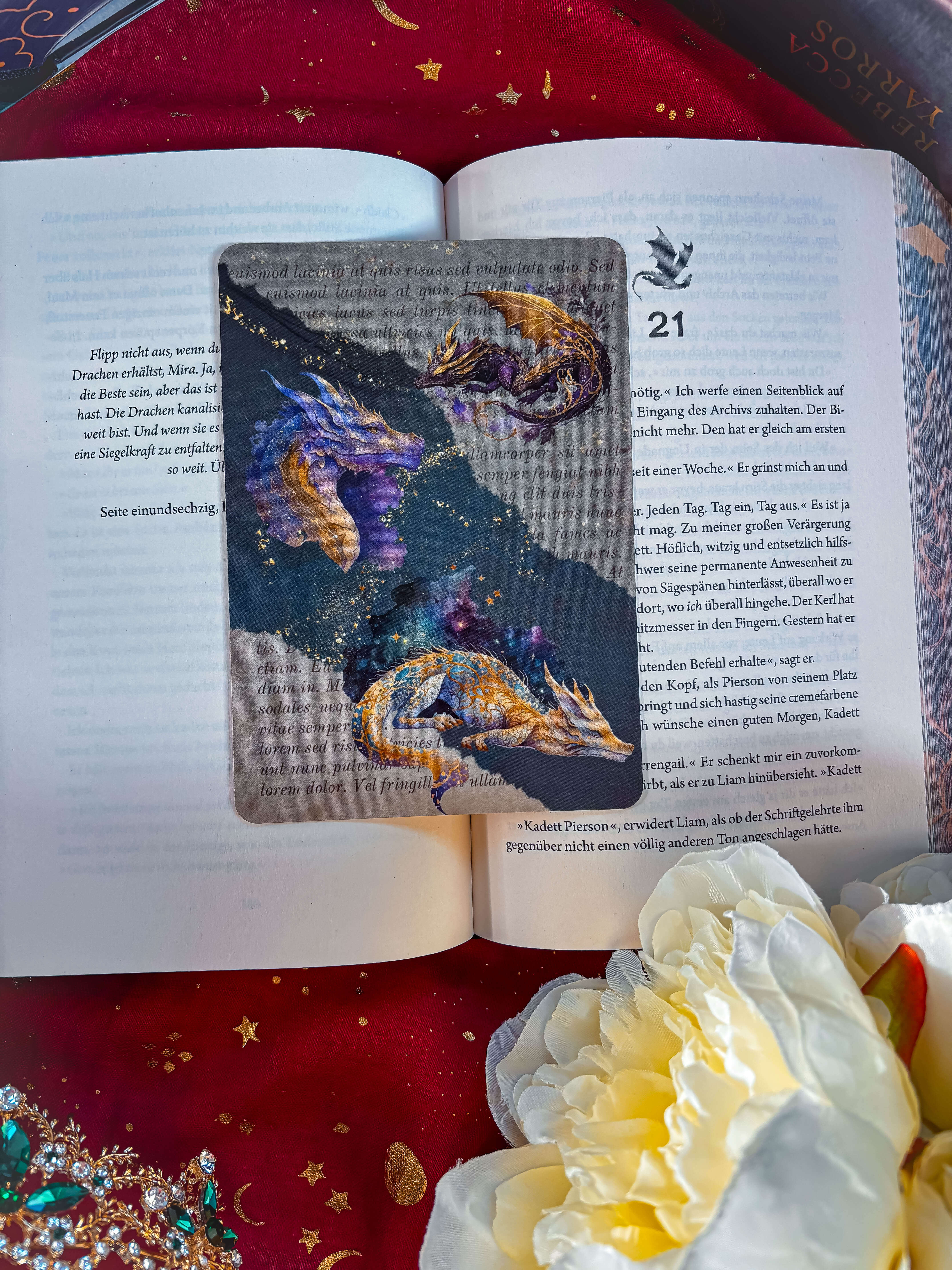Magic Dragons - A6 Artprint / E - Reader Einleger - Readers and Dreamers Shop
