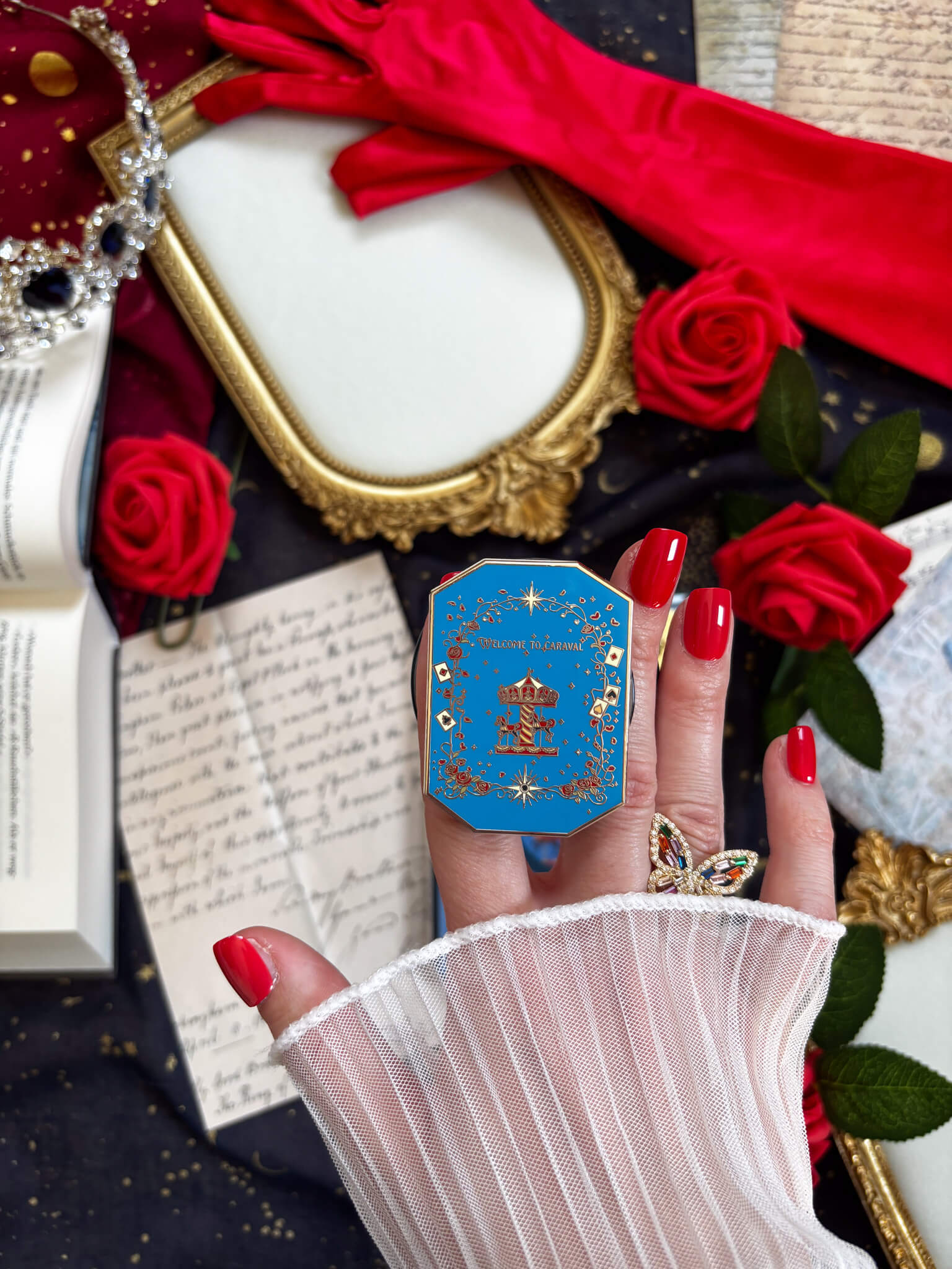 Magnetic Phone/eReader Grip Caraval *PREORDER* - Readers and Dreamers Shop