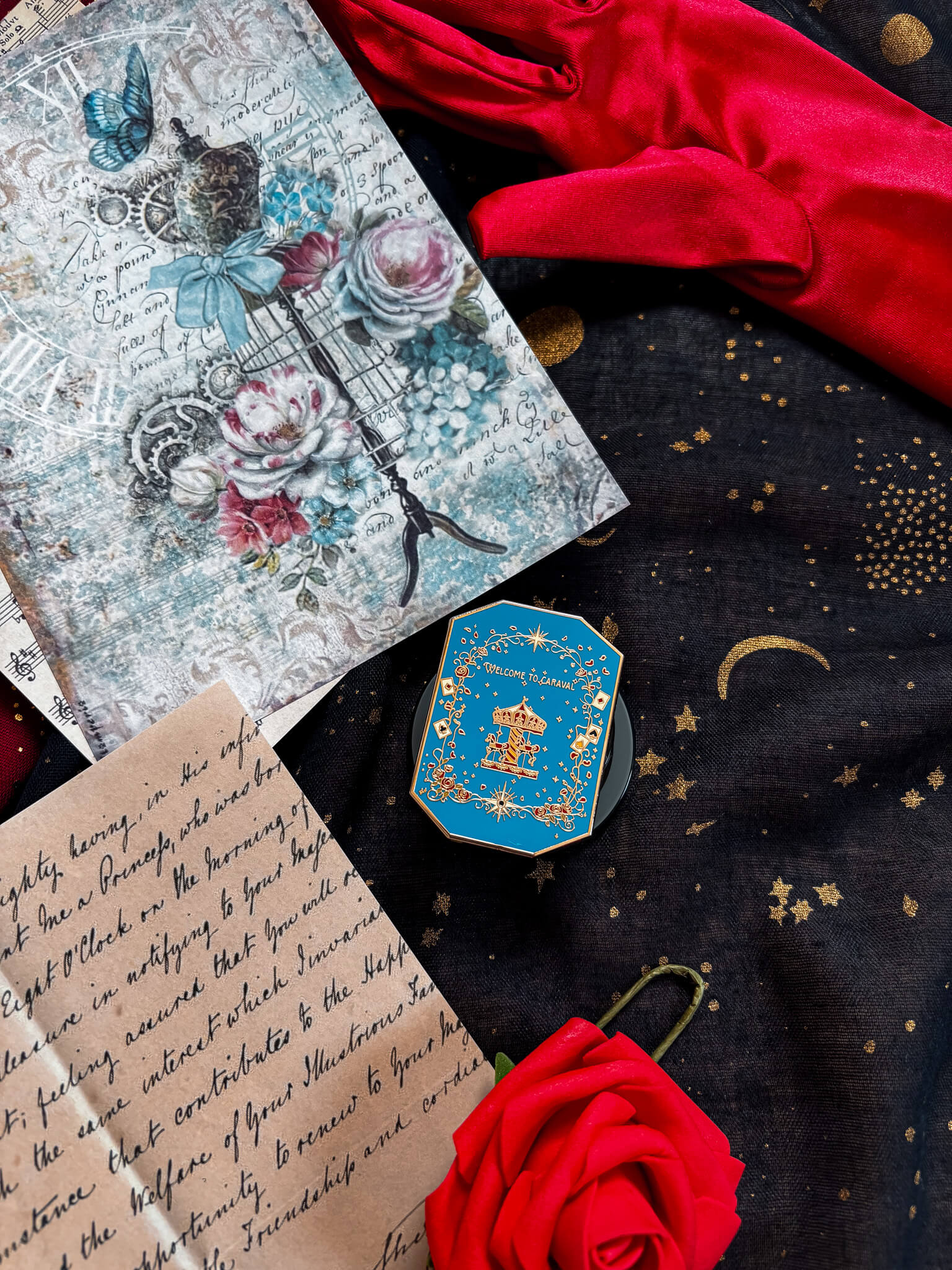Magnetic Phone/eReader Grip Caraval *PREORDER* - Readers and Dreamers Shop